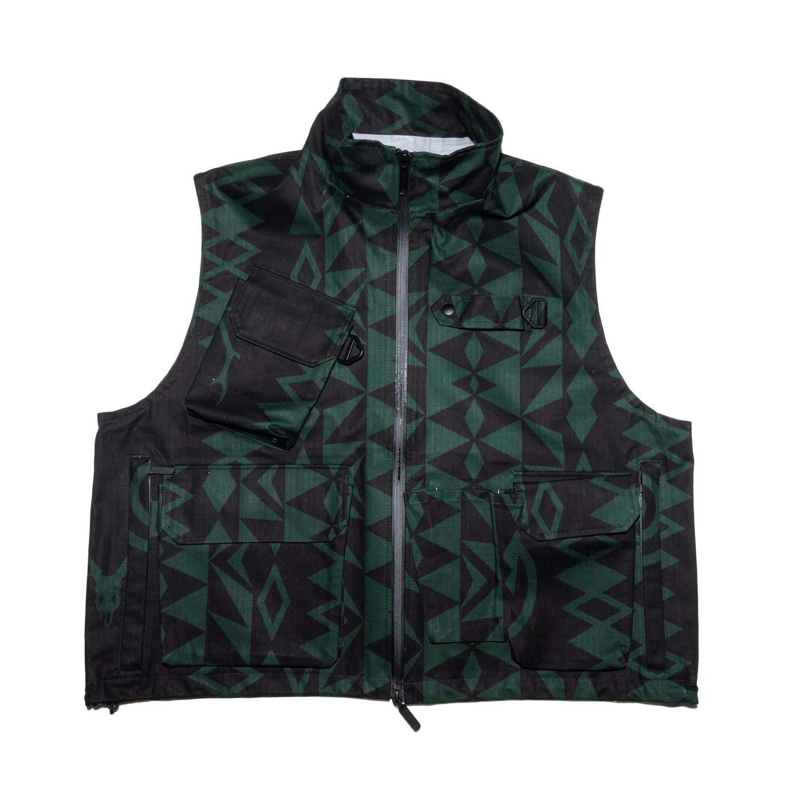 Needles × Nepenthes × South2 West8 South2West8 Black and Green Utility Vest Size US S / EU 44-46 / 1 - 1 Thumbnail
