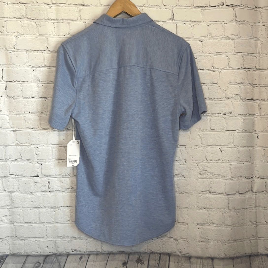 Vintage VINTAGE Stylus Men’s Short Sleeve Button-Up Shirt S BLUE NEW Size US S / EU 44-46 / 1 - 3 Thumbnail