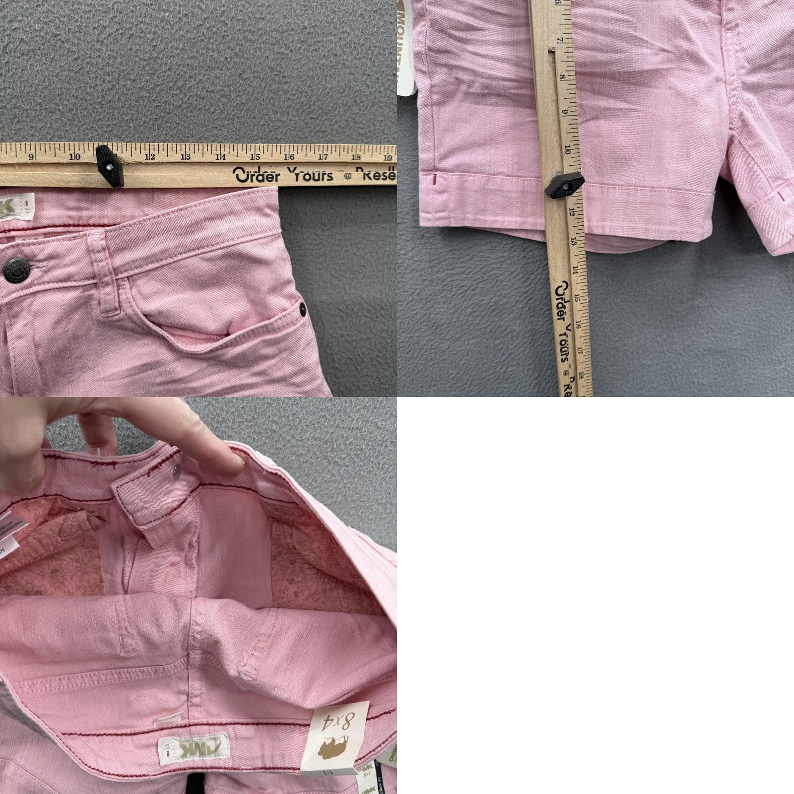 Mountain Khakis Mountain Khakis Skimmer Shorts Womens 8 Pink Denim Stretch 4 Inseam Casual Summer Travel Womens Size 30" / US 8 / IT 44 - 8 Thumbnail