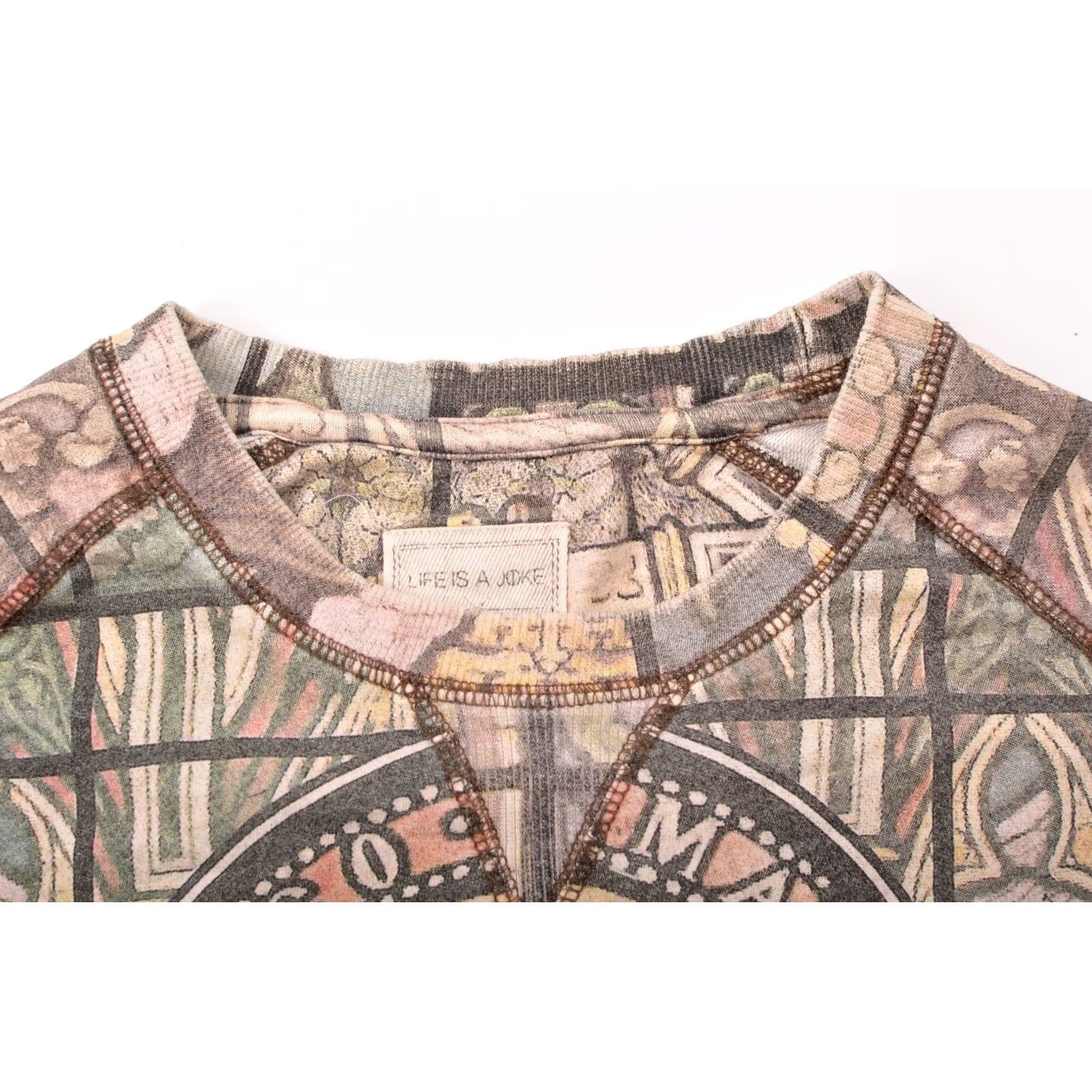 Eleven Paris Eleven Paris Sweatshirt Womens L Fix Rosse SW Fullprint Saint Kate Moss Multicolor Size L / US 10 / IT 46 - 4 Thumbnail