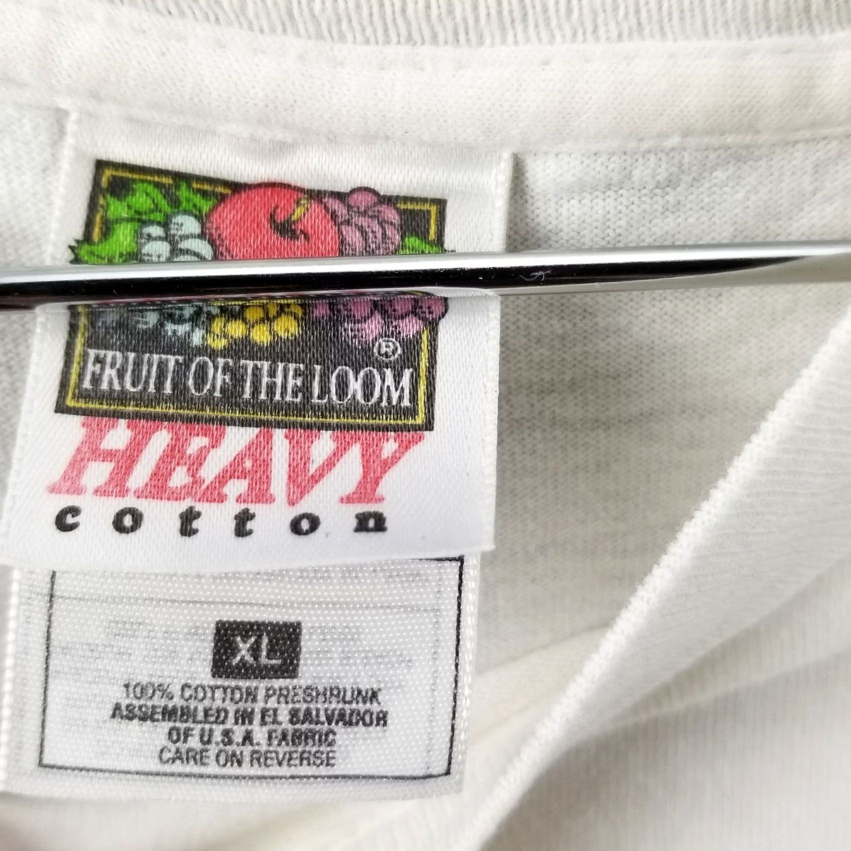 Fruit Of The Loom Vintage Fruit of the Loom Shirt Adult XL White 1997 School Principal Student I LOVE YOU MAN Mens XL White Love Shirt Retro Graphic Print Two Sided Size US XL / EU 56 / 4 - 4 Thumbnail