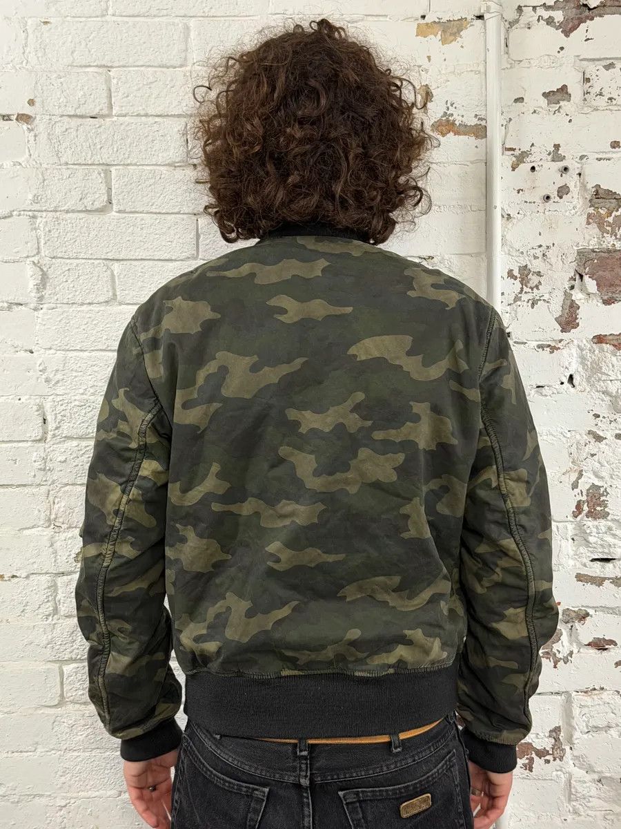 Polo Ralph Lauren 2000s Ralph Lauren Camouflage Olive Bomber Jacket Size US M / EU 48-50 / 2 - 3 Thumbnail