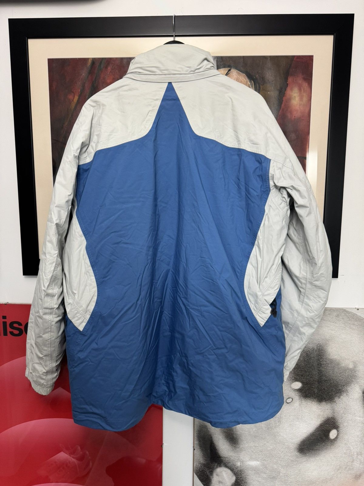 Nike Nike ACG Vintage Y2k Tech Windbreaker Jacket Hype Blue White Size US XL / EU 56 / 4 - 2 Thumbnail