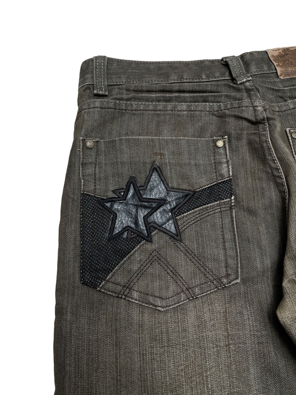 Designer × Energie × If Six Was Nine Rare Design Vintage Brand Energie Jeans 2000s Size US 34 / EU 50 - 5 Thumbnail
