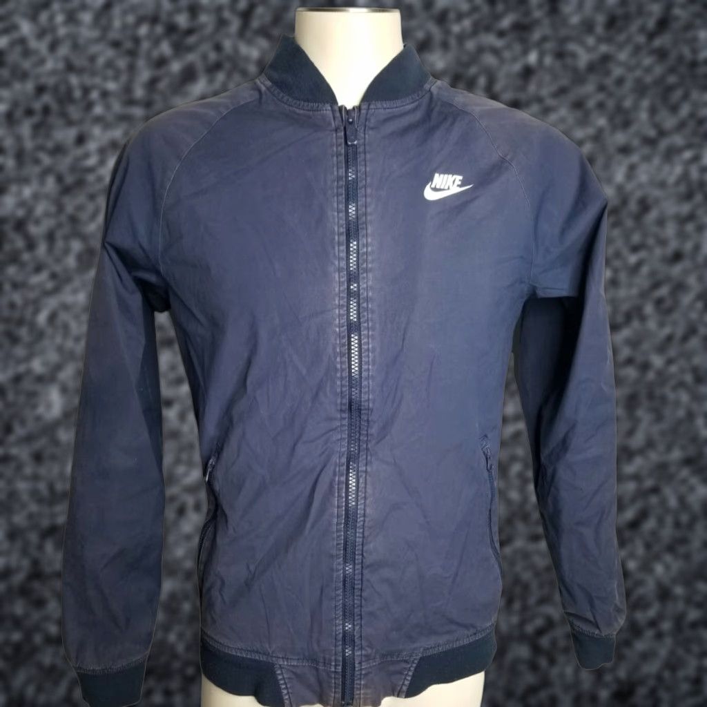 Nike VINTAGE Nike Track Jacket Mens S Blue Navy Red Tag 80s 90s Full Zip Casual Size US S / EU 44-46 / 1 - 1 Thumbnail