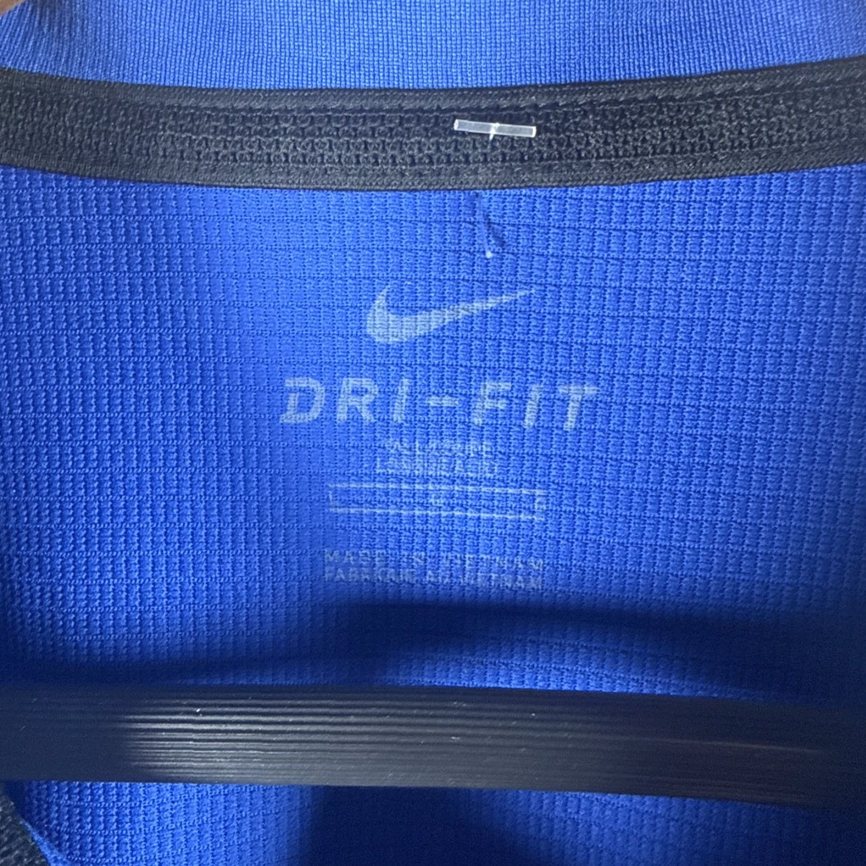 Nike Nike Dri Fit Blue Polo Shirt Mens L Size US L / EU 52-54 / 3 - 3 Thumbnail