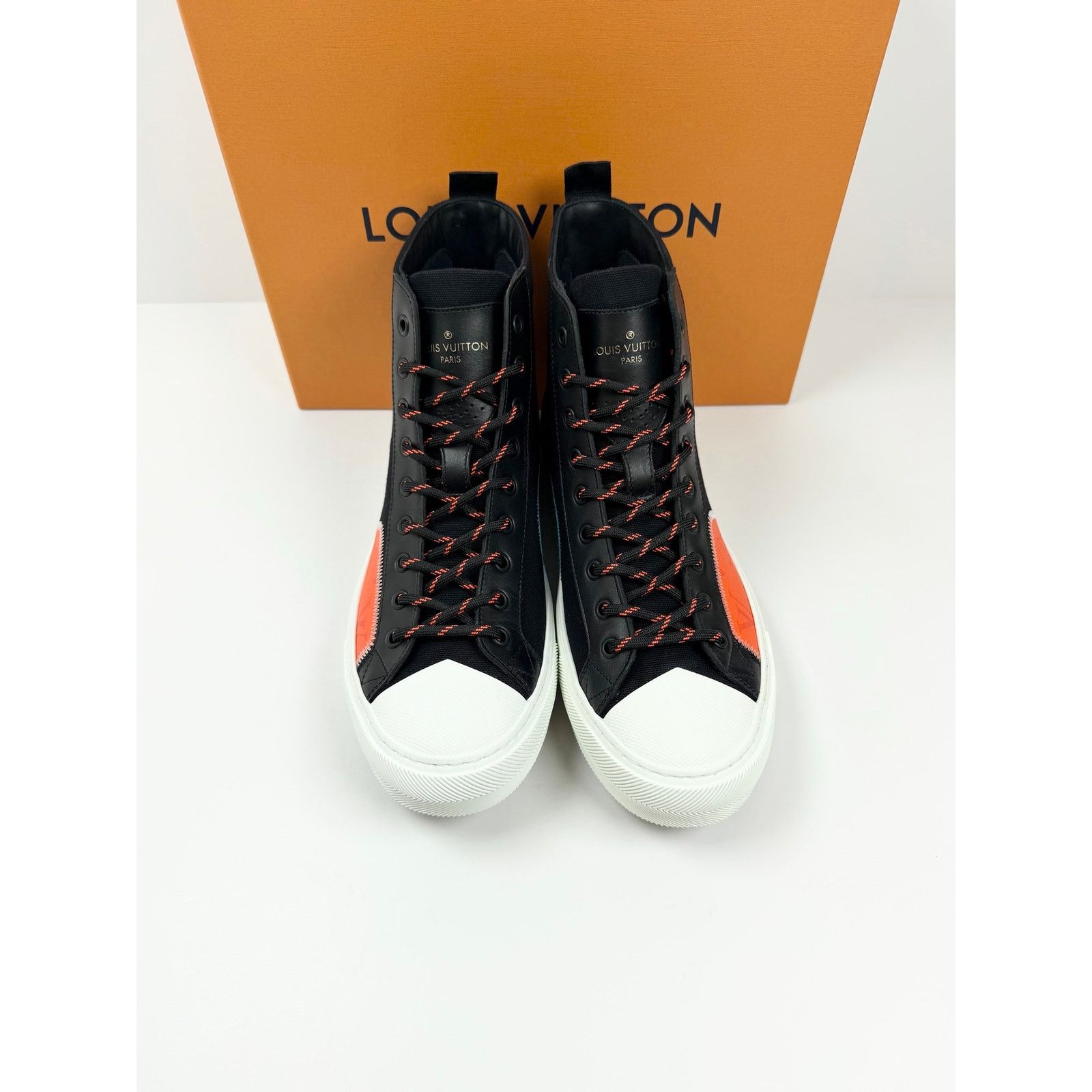 Louis Vuitton Size 8LV/9US - Louis Vuitton Tattoo High Black Orange NEW Size US 9 / EU 42 - 3 Thumbnail
