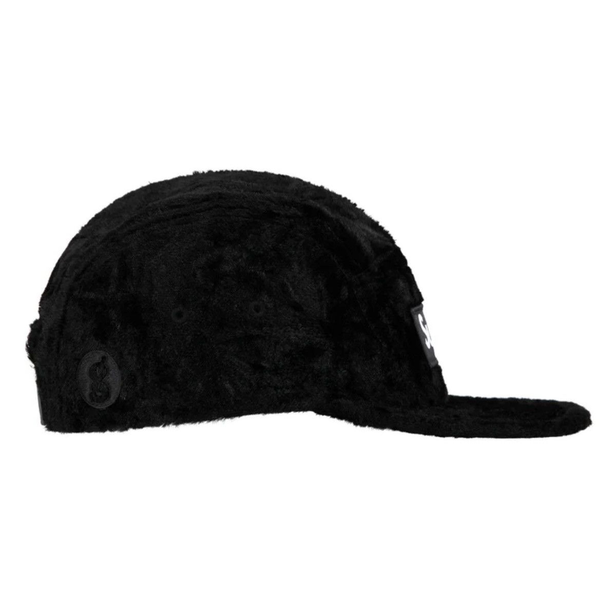 GOODENOUGH × Supreme 2025 S/S CRUSHED RAYON PILE CAMP CAP (BLACK) Size ONE SIZE - 2 Thumbnail