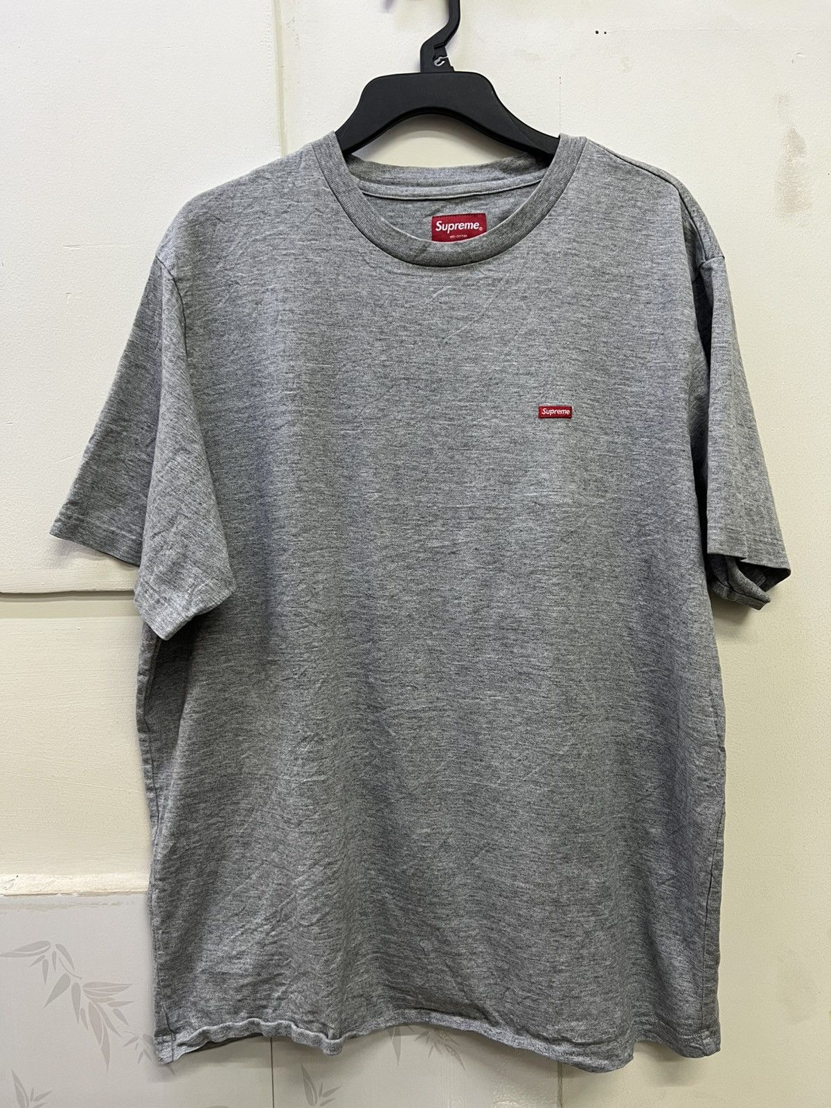 Supreme Small Box Logo L/S Charcoal T Shirt | FW24KN34 CHARCOAL
