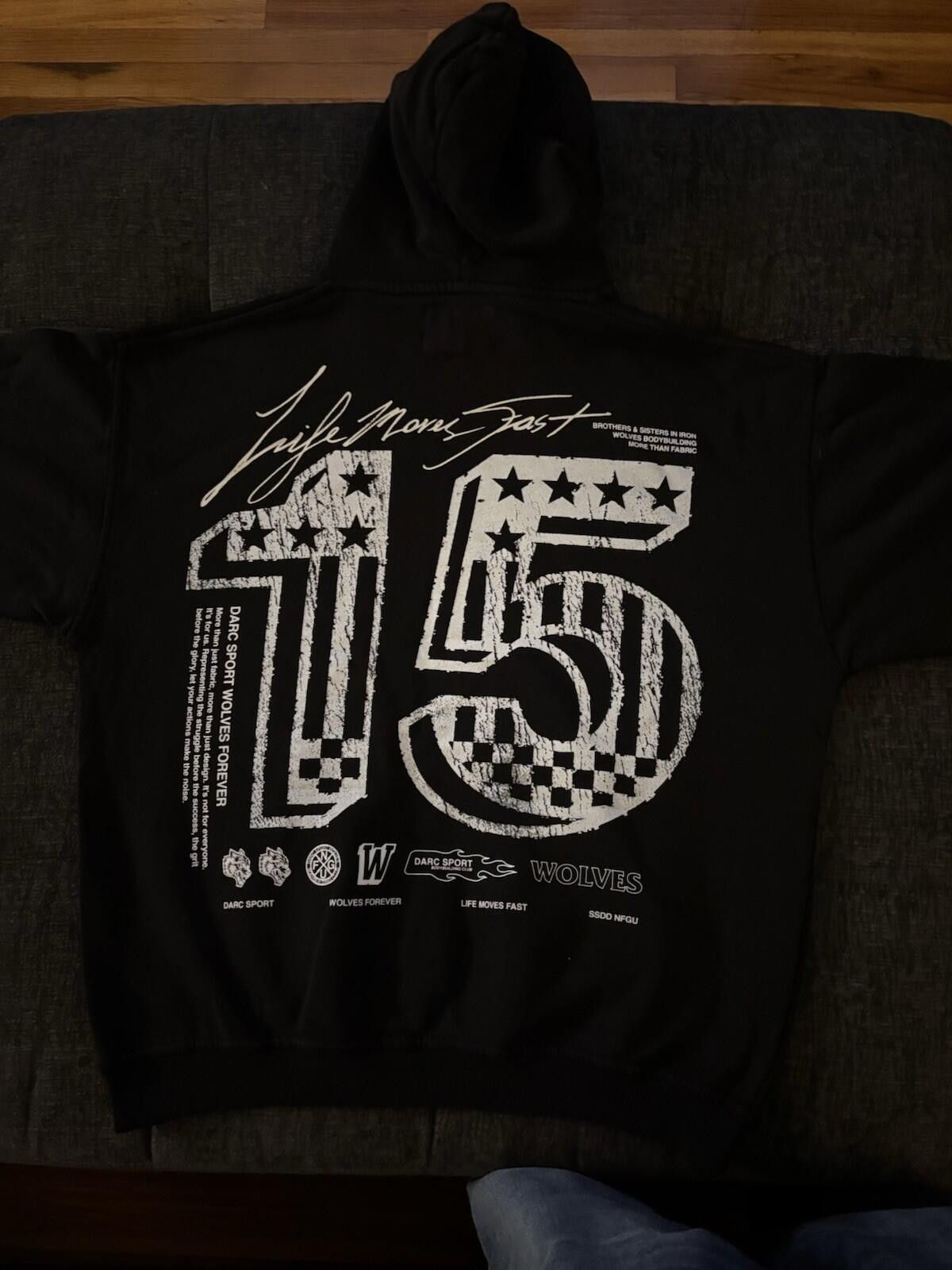 Vintage Darc Sport Life Moves Fast V2 Vintage Hoodie LRG Size US L / EU 52-54 / 3 - 4 Thumbnail