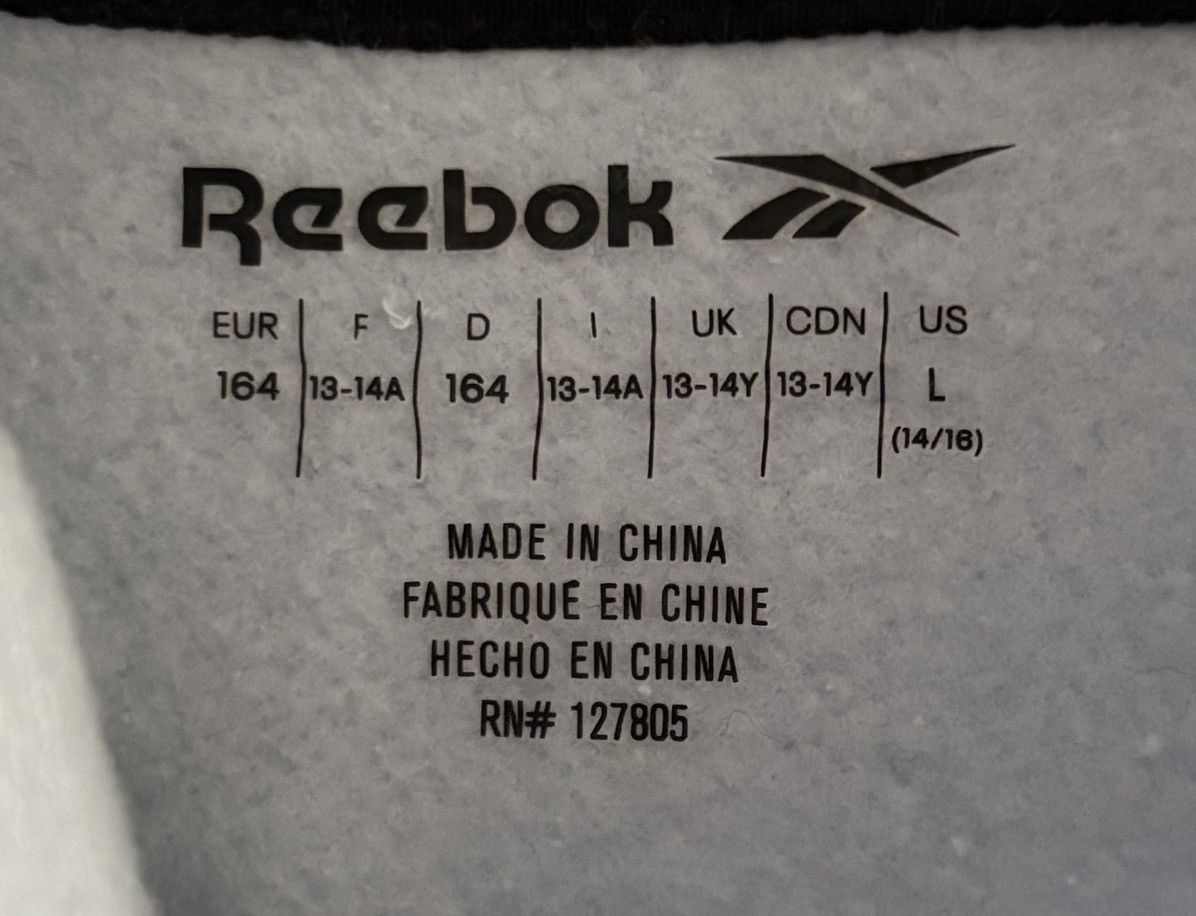 Reebok Reebok Baby Blue Hoodie Size XS / US 0-2 / IT 36-38 - 6 Thumbnail