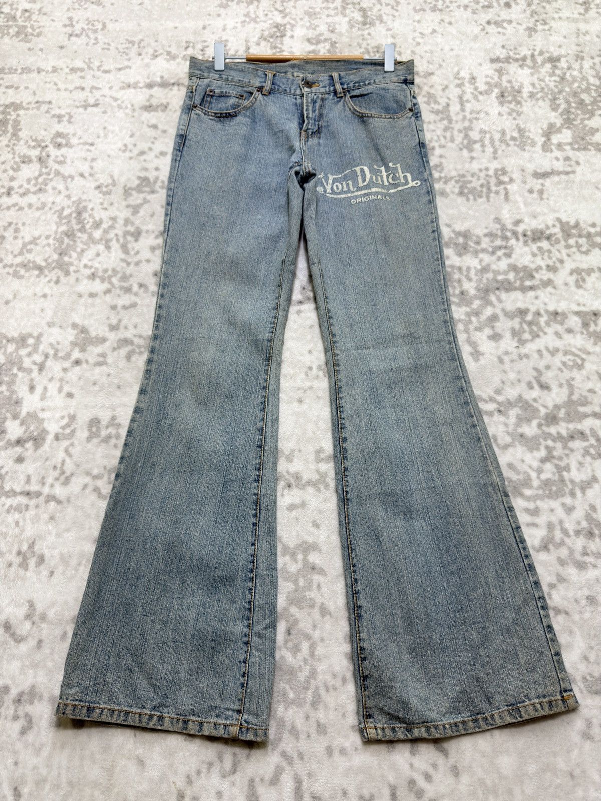 Von Dutch Von Dutch Flared Jeans Low Rise Bell Bottom Archive Denim Size US 30 / EU 46 - 1 Thumbnail