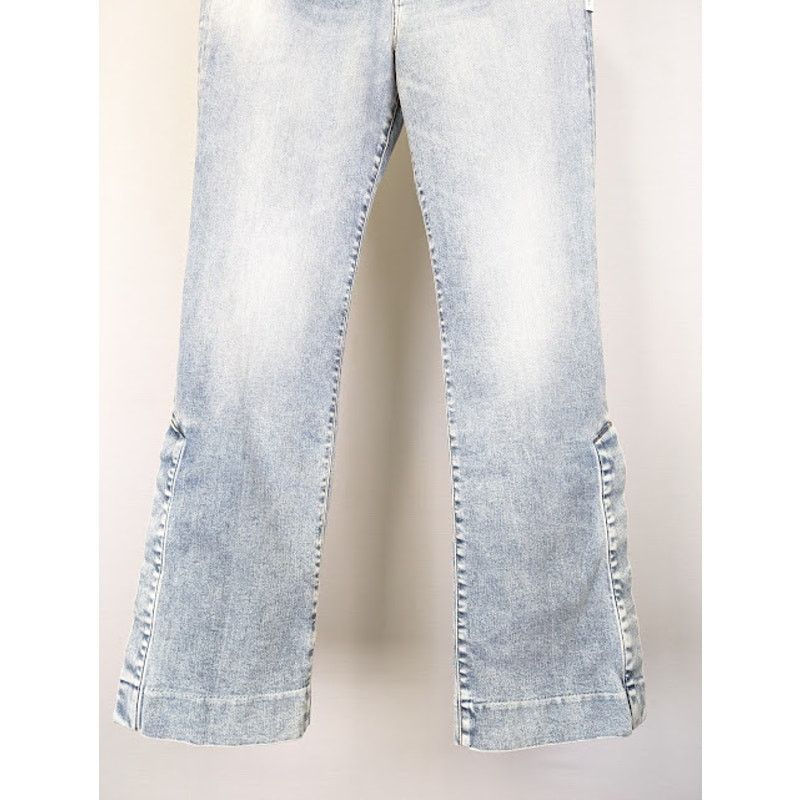 Amiri o1rshd1 Stack Flare Jeans in Stone Indigo Size US 32 / EU 48 - 4 Thumbnail