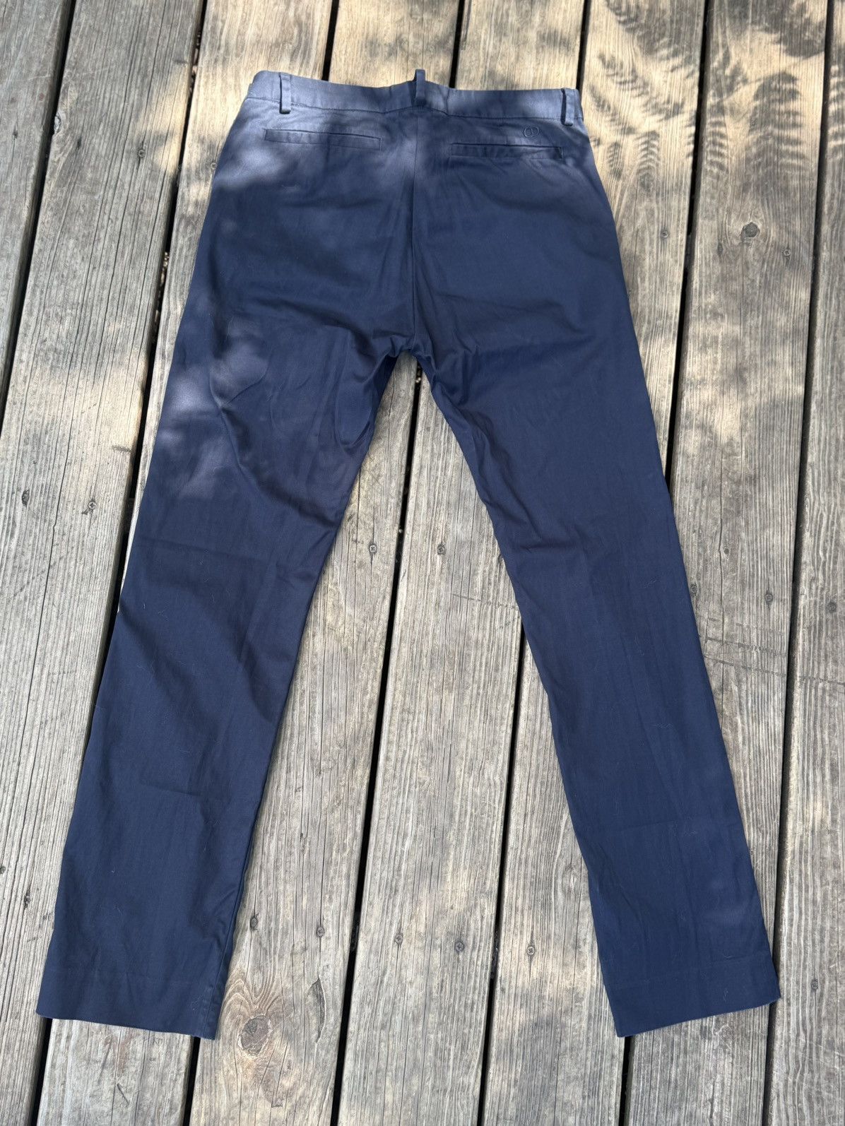 Dior Dior "Uniforme" Pants Blue Size US 30 / EU 46 - 2 Thumbnail
