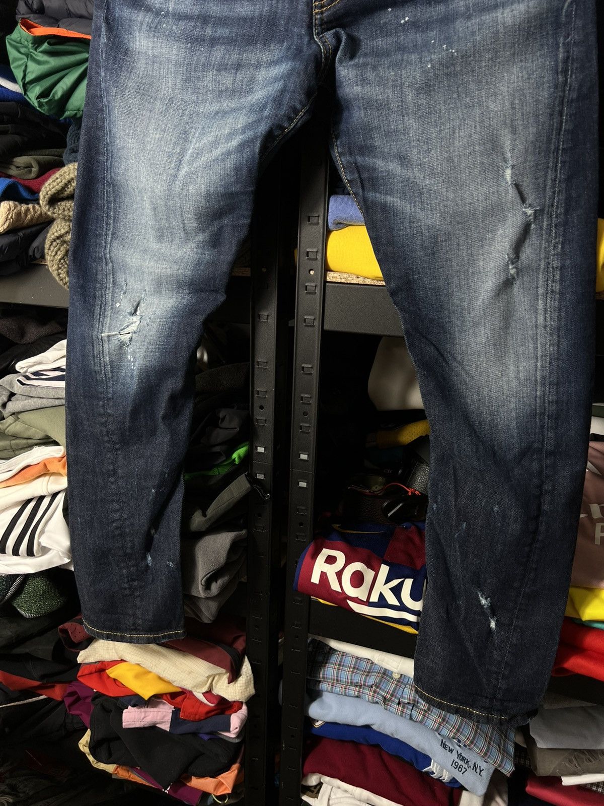Dsquared2 Dsquared2 Sexy Twist Jeans Distressed Denim Y2K Italy Size US 32 / EU 48 - 3 Thumbnail