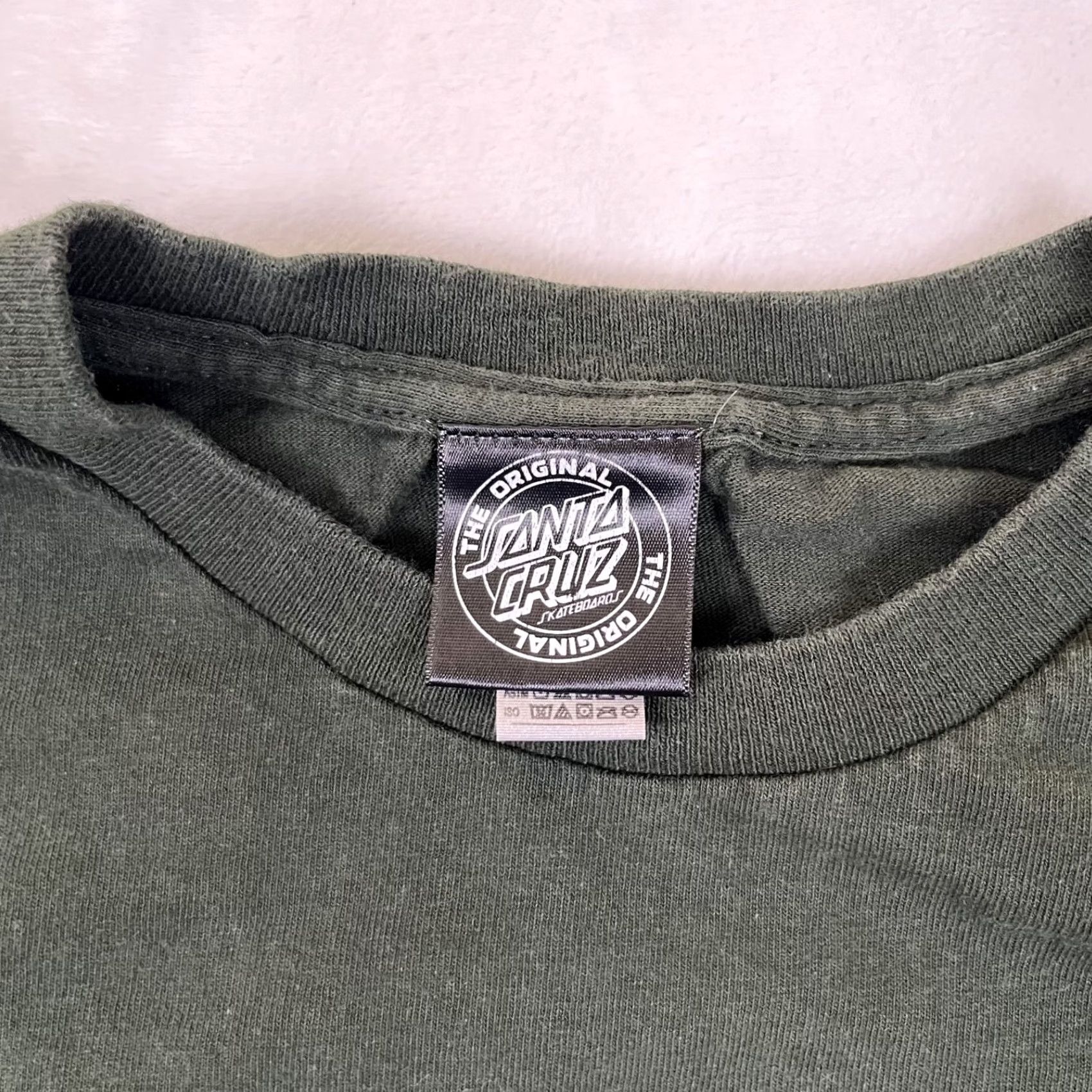 Vintage Vintage Santa Cruz Skateboard Tee Size Medium Green Roses Logo Y2K Size US M / EU 48-50 / 2 - 4 Thumbnail