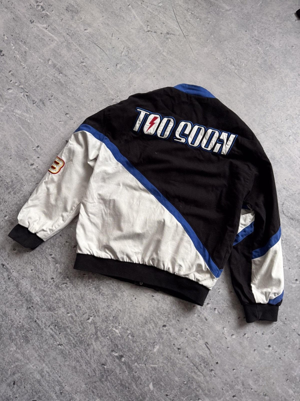 Other Too Soon Bomber jacket racing Moto style Size US S / EU 44-46 / 1 - 2 Thumbnail