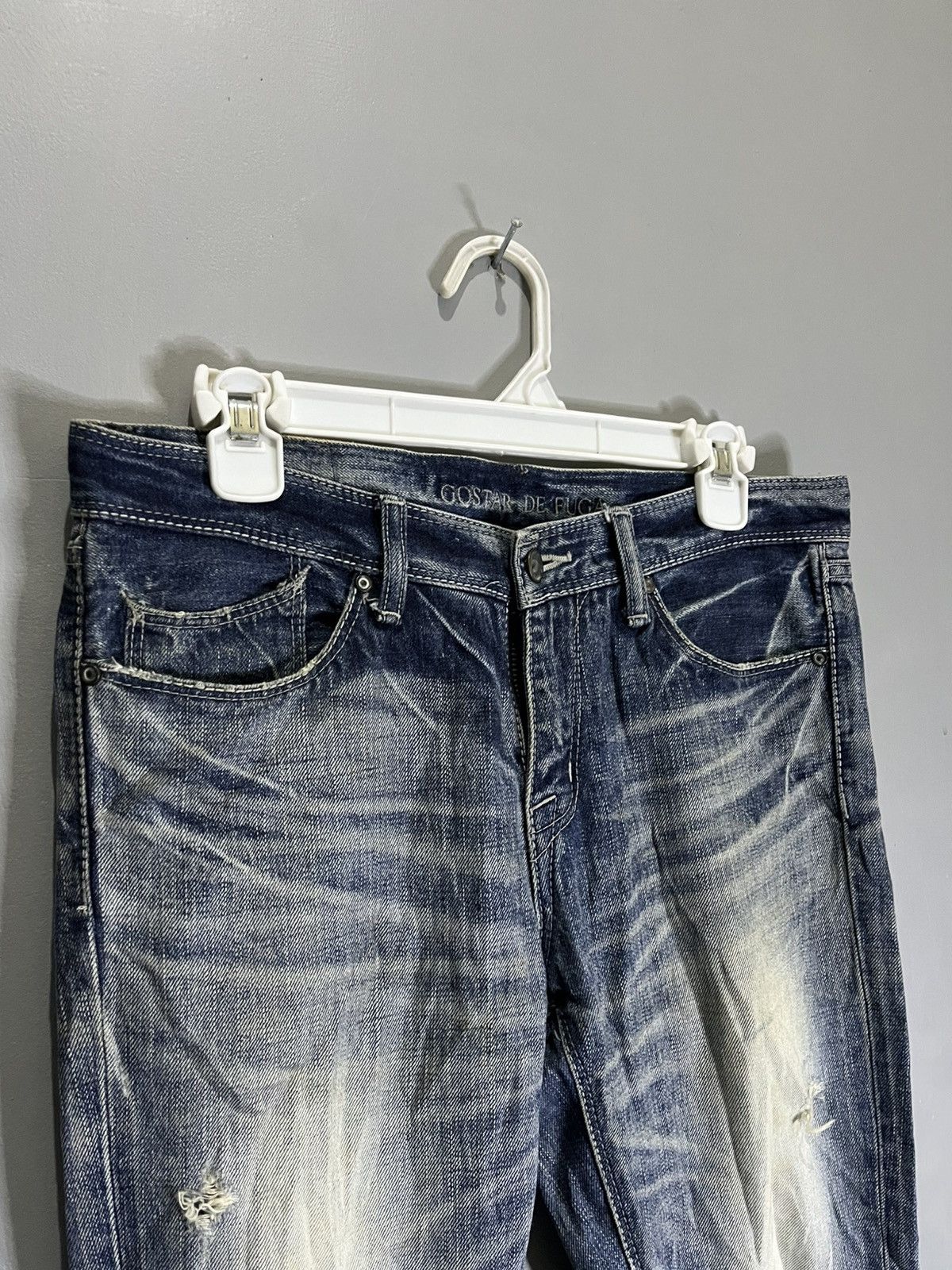 GOSTAR DE FUGA × Japanese Brand FUGA Japan CIStylish Fades Skinny Fit Denim Size US 32 / EU 48 - 6 Thumbnail