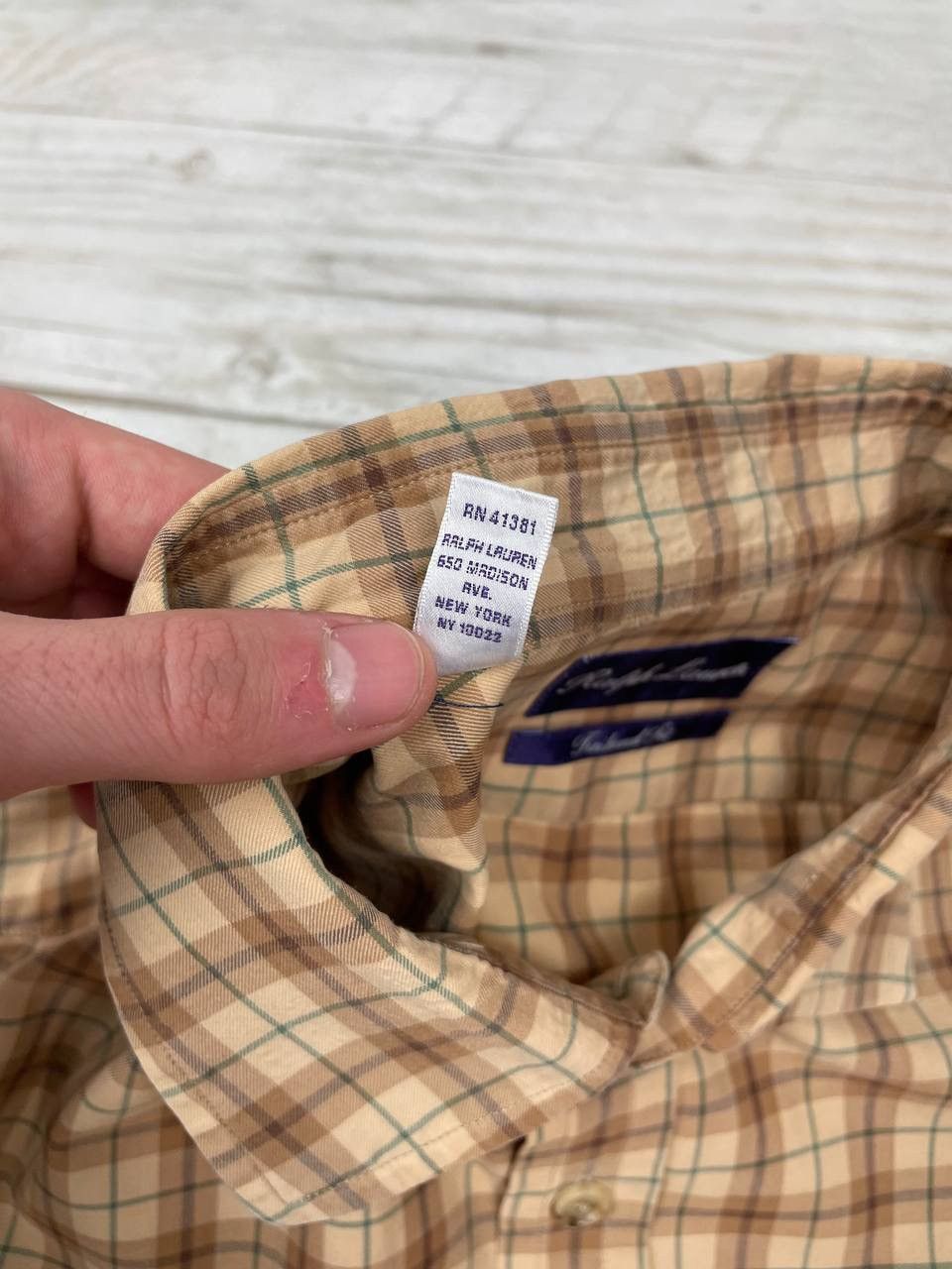 Ralph Lauren Purple Label Polo Ralph Lauren Purple Label Shirt Button Up Check Size US XL / EU 56 / 4 - 11 Thumbnail