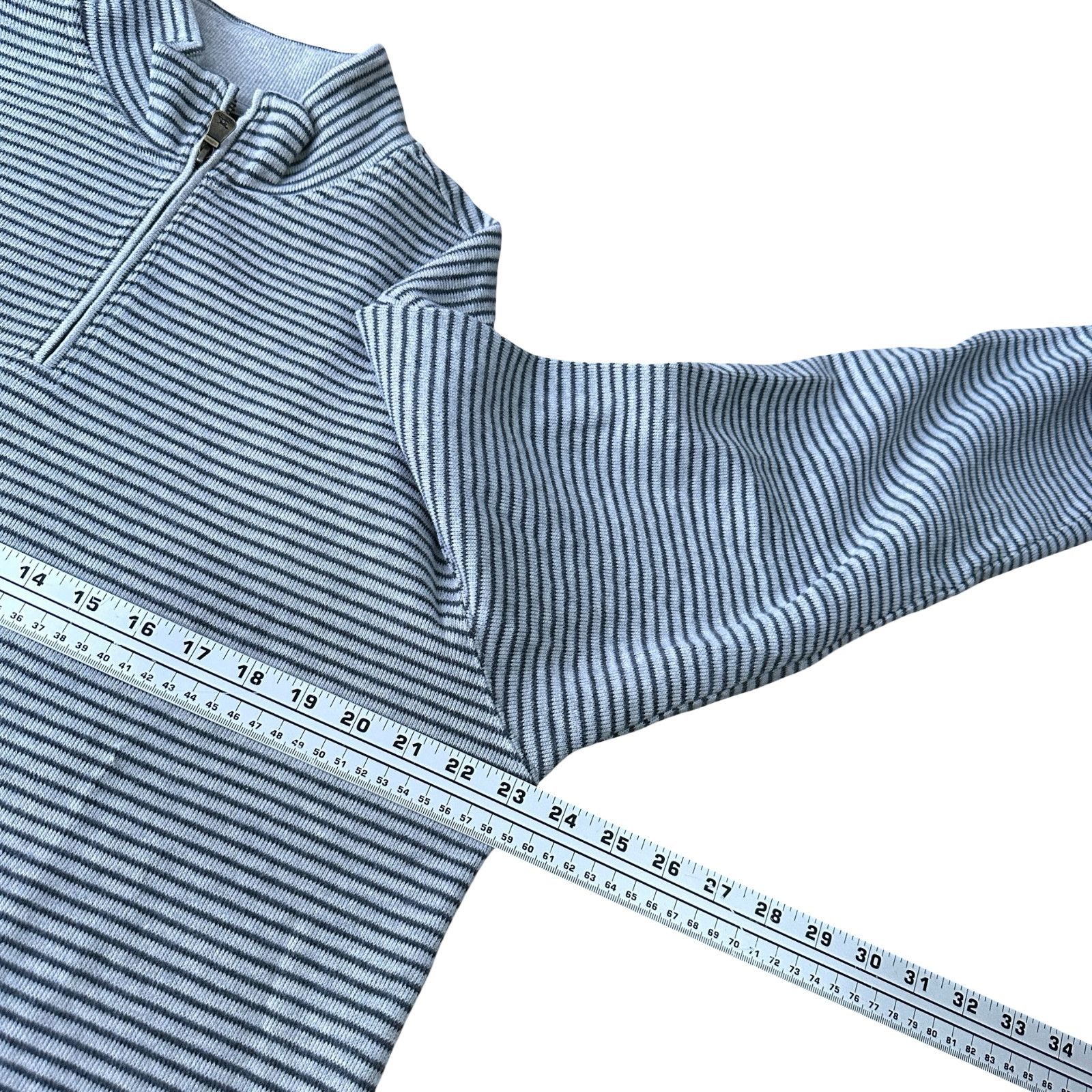 Rodd & Gunn Rodd & Gunn Riverlands 1/4 Quarter Zip Sweater Mens L White Size US L / EU 52-54 / 3 - 9 Thumbnail