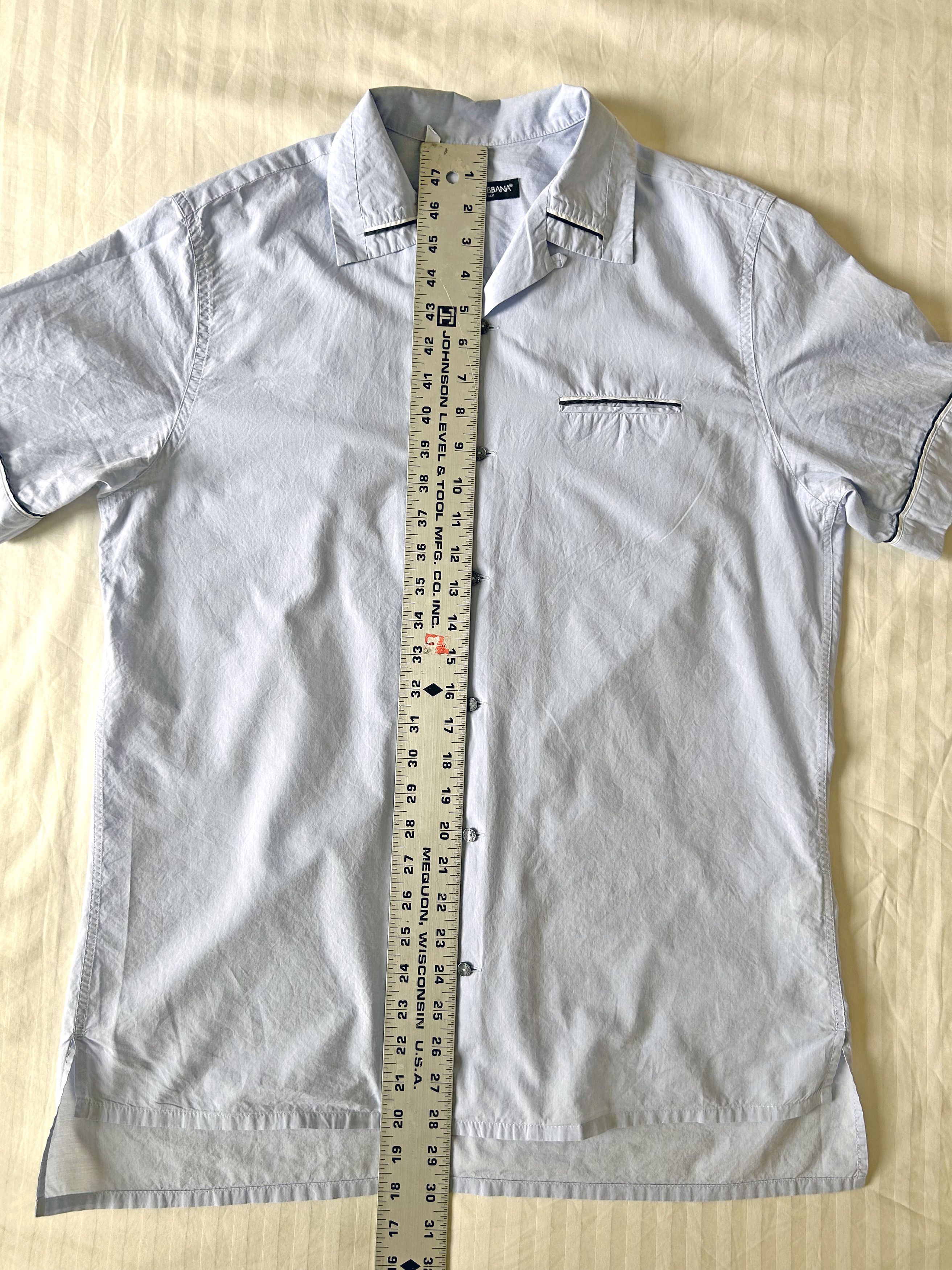 Dolce & Gabbana Dolce & Gabbana Blue Pajama Style Short Sleeve Shirt M,16/41 Size US M / EU 48-50 / 2 - 3 Thumbnail