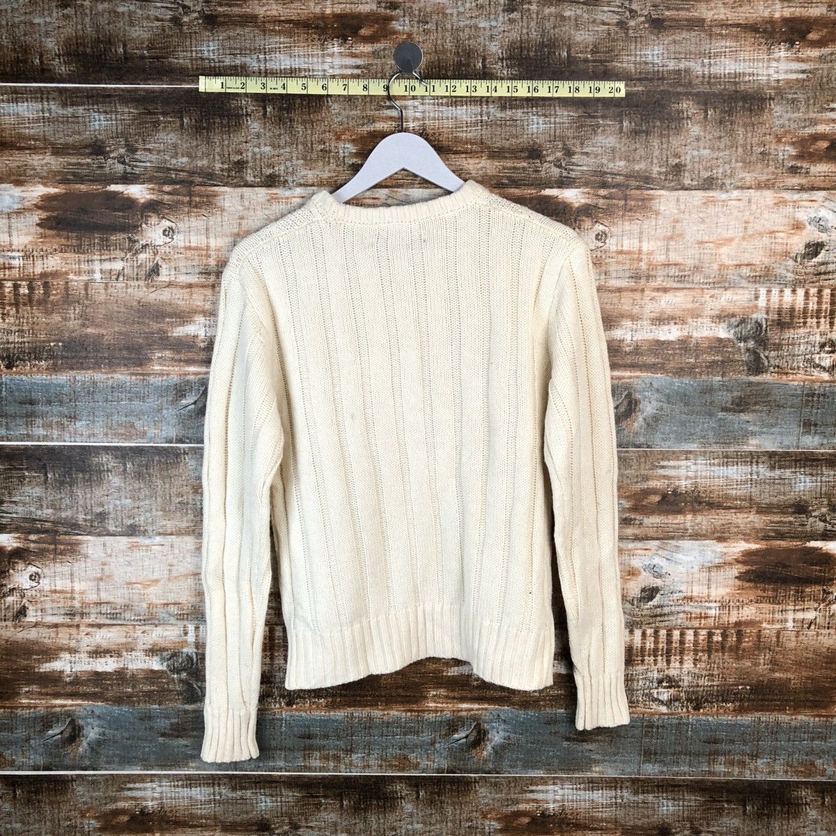 Vintage Wooders Doll White vintage Knitwear #A1623 Size M / US 6-8 / IT 42-44 - 12 Thumbnail
