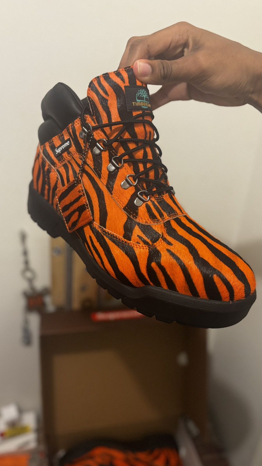 Supreme 2024 Supreme × Timberland Field Boot 'Tiger' Size US 11 / EU 44 - 1 Thumbnail