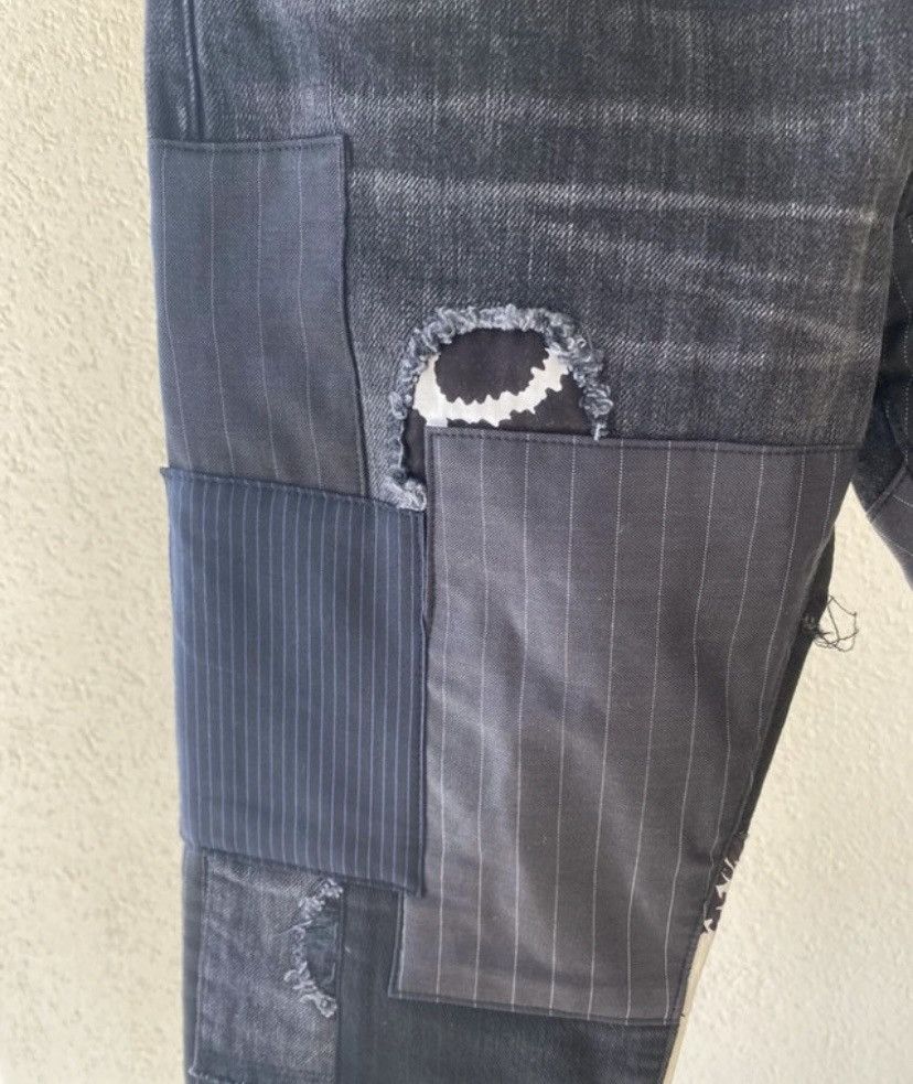 Comme des Garcons Comme des Garcons Black patchwork jeans Size US 30 / EU 46 - 10 Thumbnail