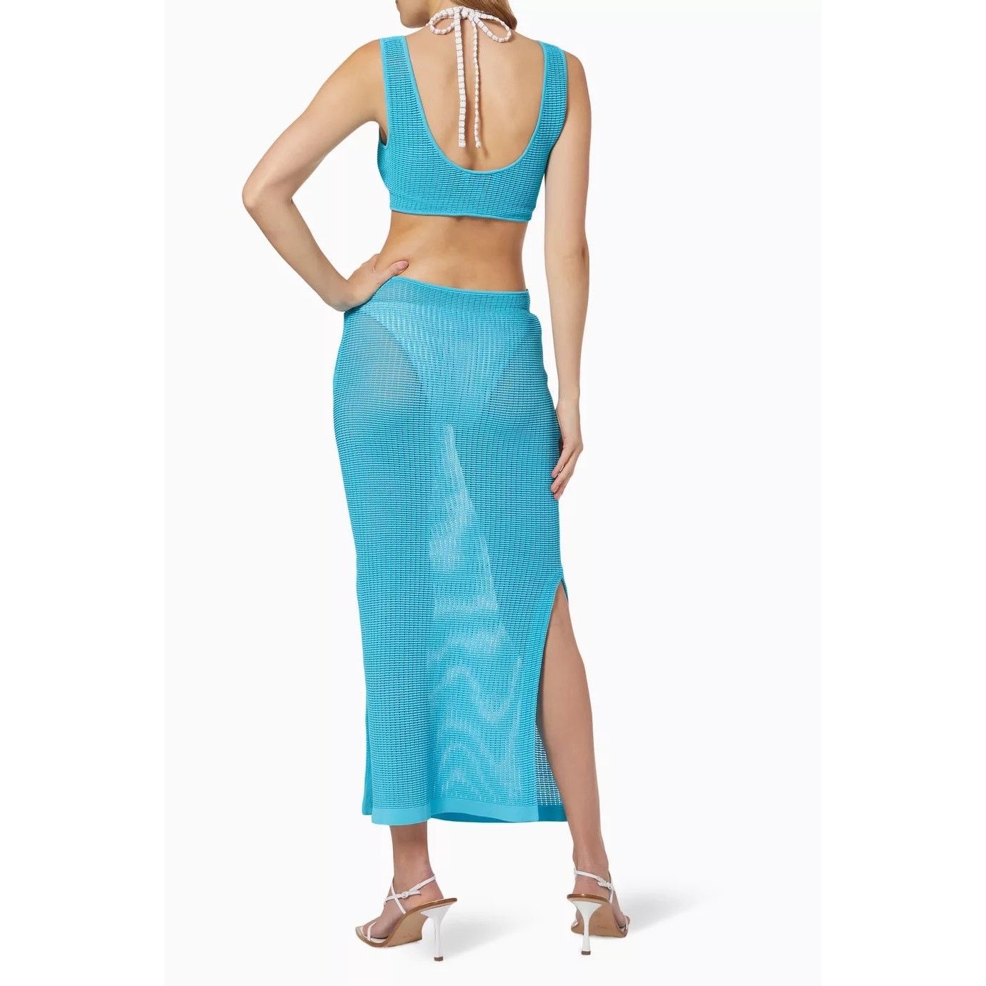 Solid & Striped Solid & Striped The Bailey Dress Cerulean Blue swim size XL Size XL / US 12-14 / IT 48-50 - 10 Thumbnail
