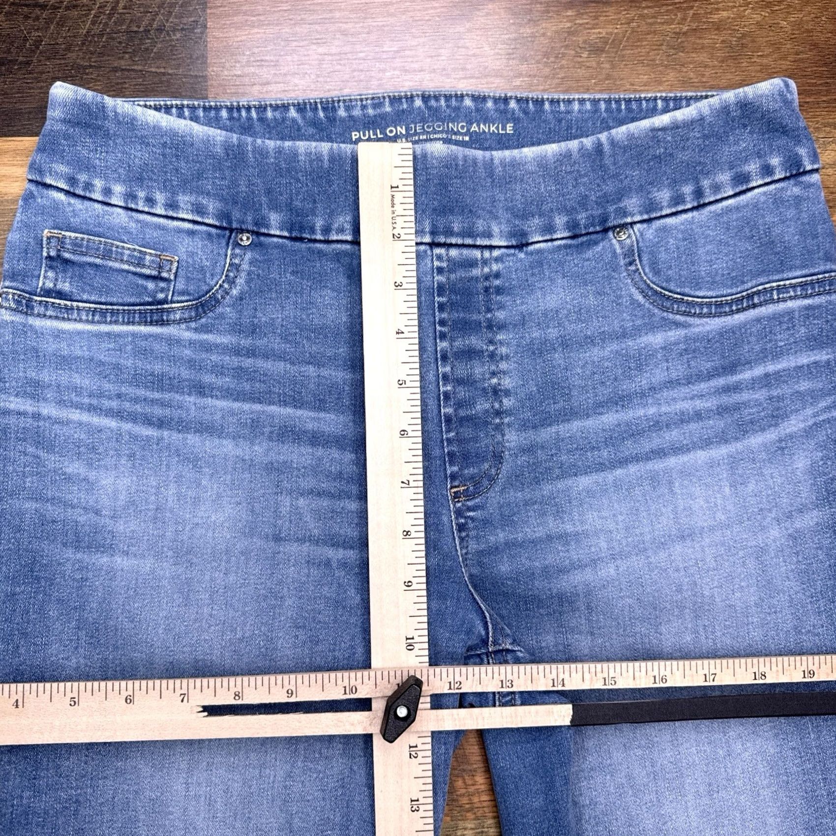 Vintage Chicos Jeans Ankle Womens 1R Slim Mid Rise Stretch Denim 5-Pocket Logo Blue Size 25" / US 0 / IT 36 - 7 Thumbnail