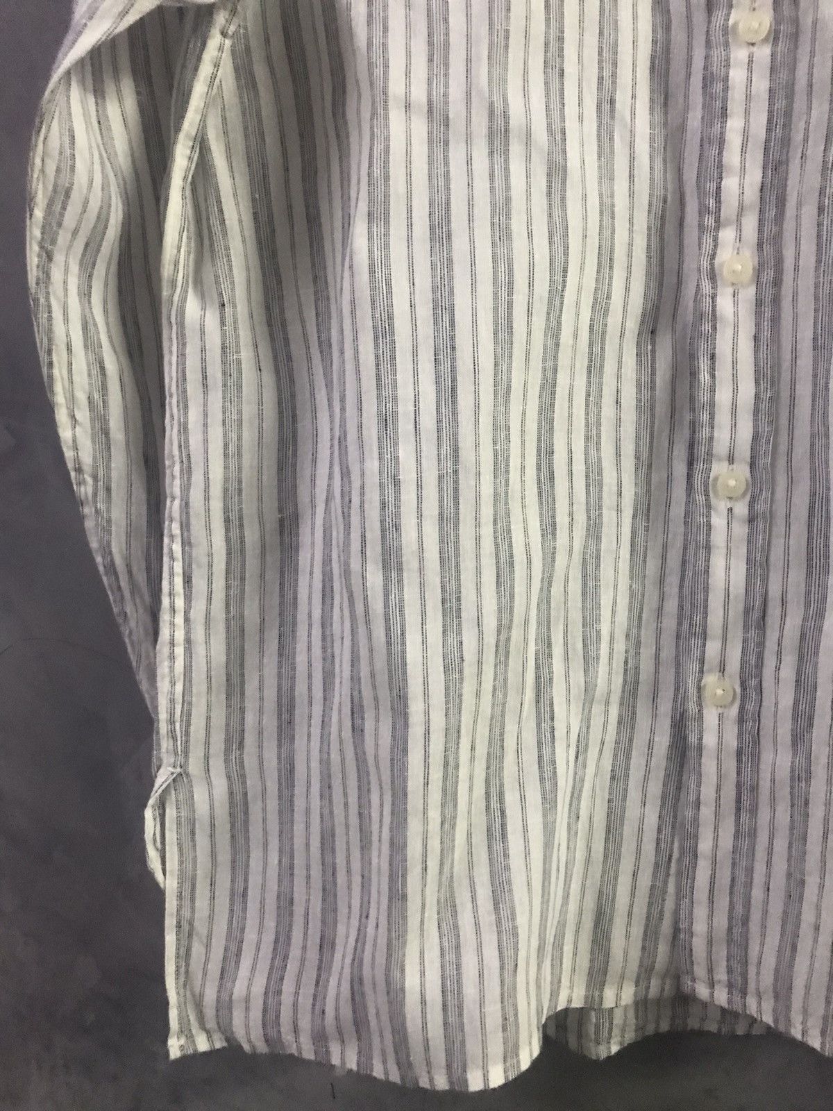 JW Anderson × Uniqlo J.W Anderson x Uniqlo Stripes Mandarin Collar Button Shirt Size US M / EU 48-50 / 2 - 5 Thumbnail