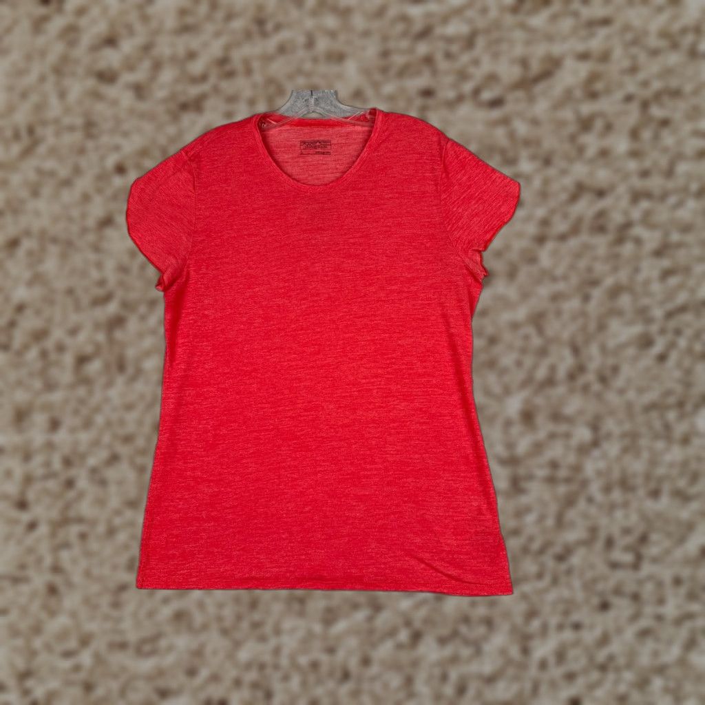 Patagonia Patagonia Shirt Women Large Pink Short Sleeve Crew Neck Nylon Blend Glorya Tee Size L / US 10 / IT 46 - 1 Thumbnail