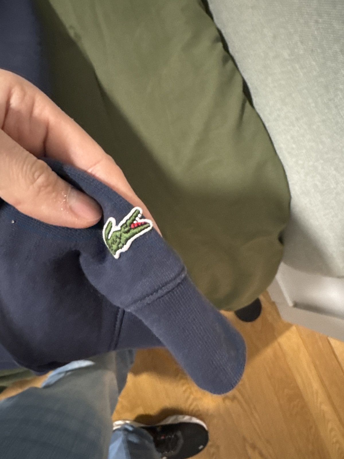 Lacoste Lacoste Navy blue logo hoodie size XXL Size US XXL / EU 58 / 5 - 2 Thumbnail