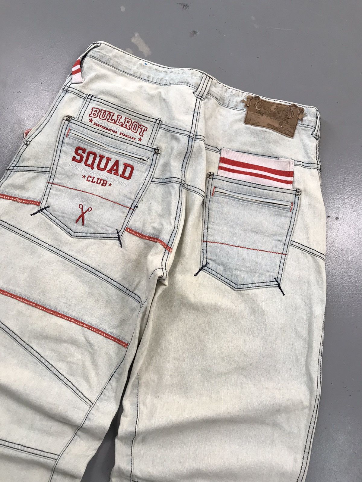 JNCO × Southpole × Vintage Rare vintage crazy pattern spellout embroidered denim Size US 37 - 12 Thumbnail