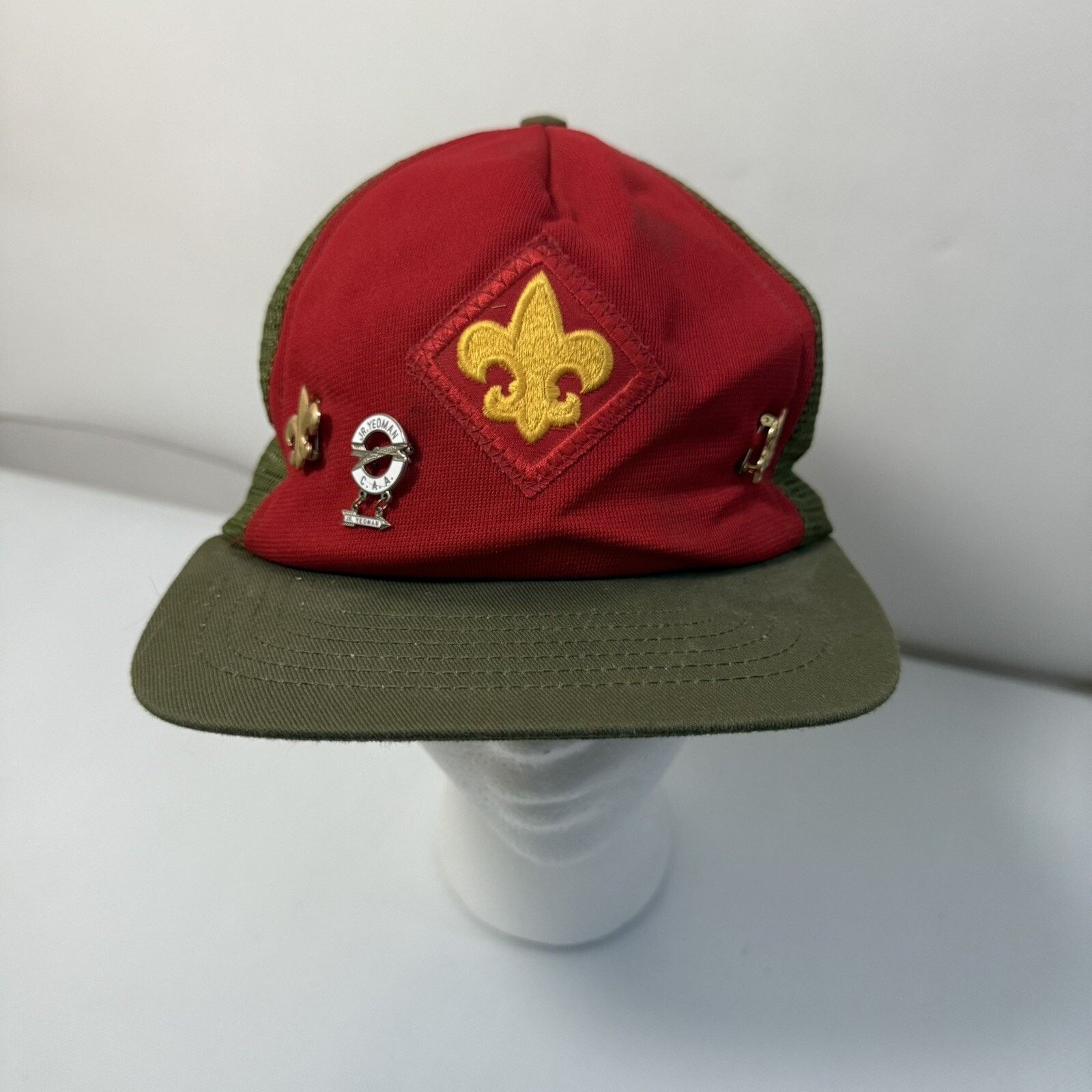 Other Vintage Boy Scouts Of America Snap Back Cap Pins OS USA 80’s Size ONE SIZE - 1 Thumbnail