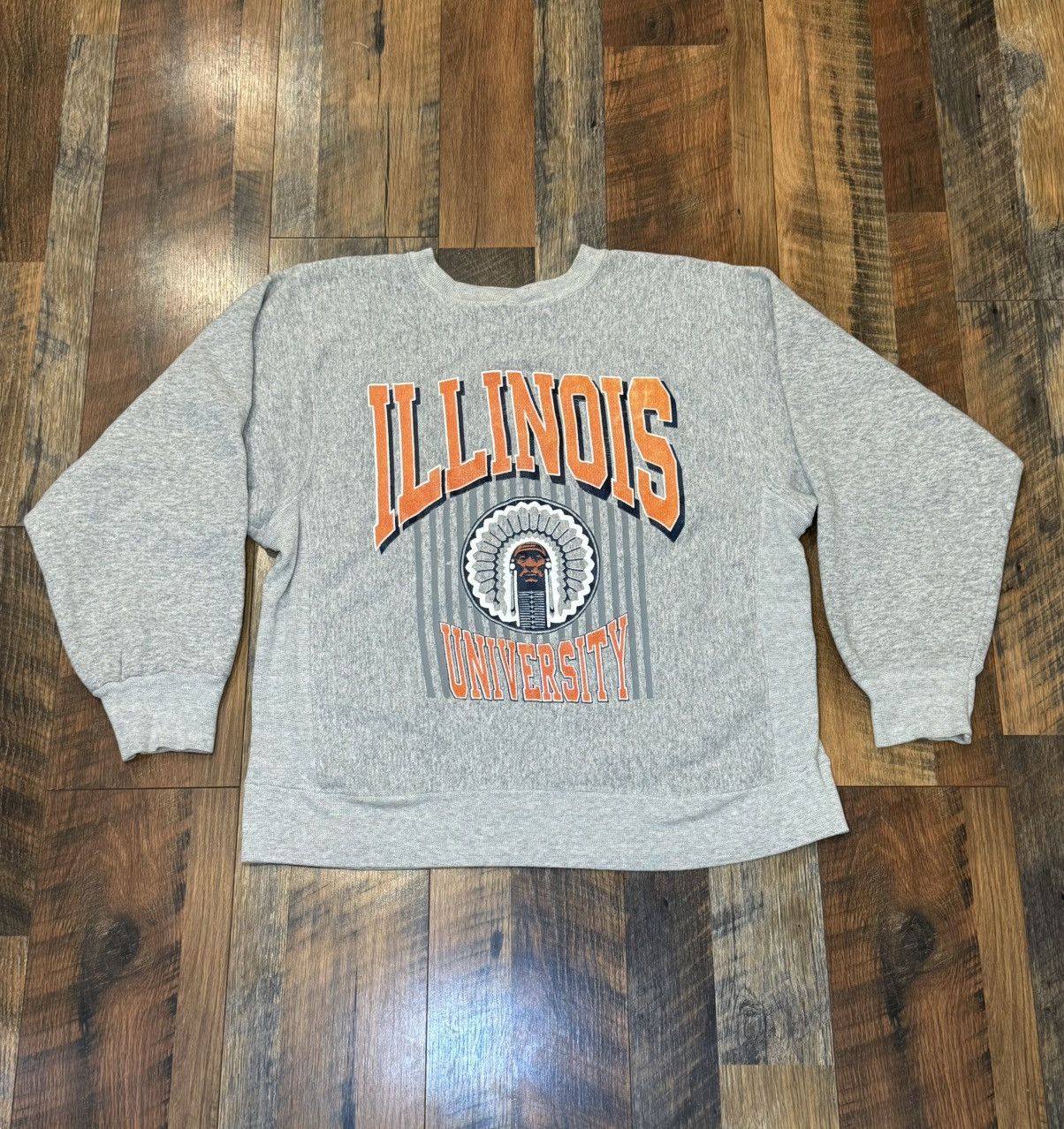 Hanes Vintage 80’s Hanes Beefy University of Illinois Crewneck Size US L / EU 52-54 / 3 - 1 Thumbnail
