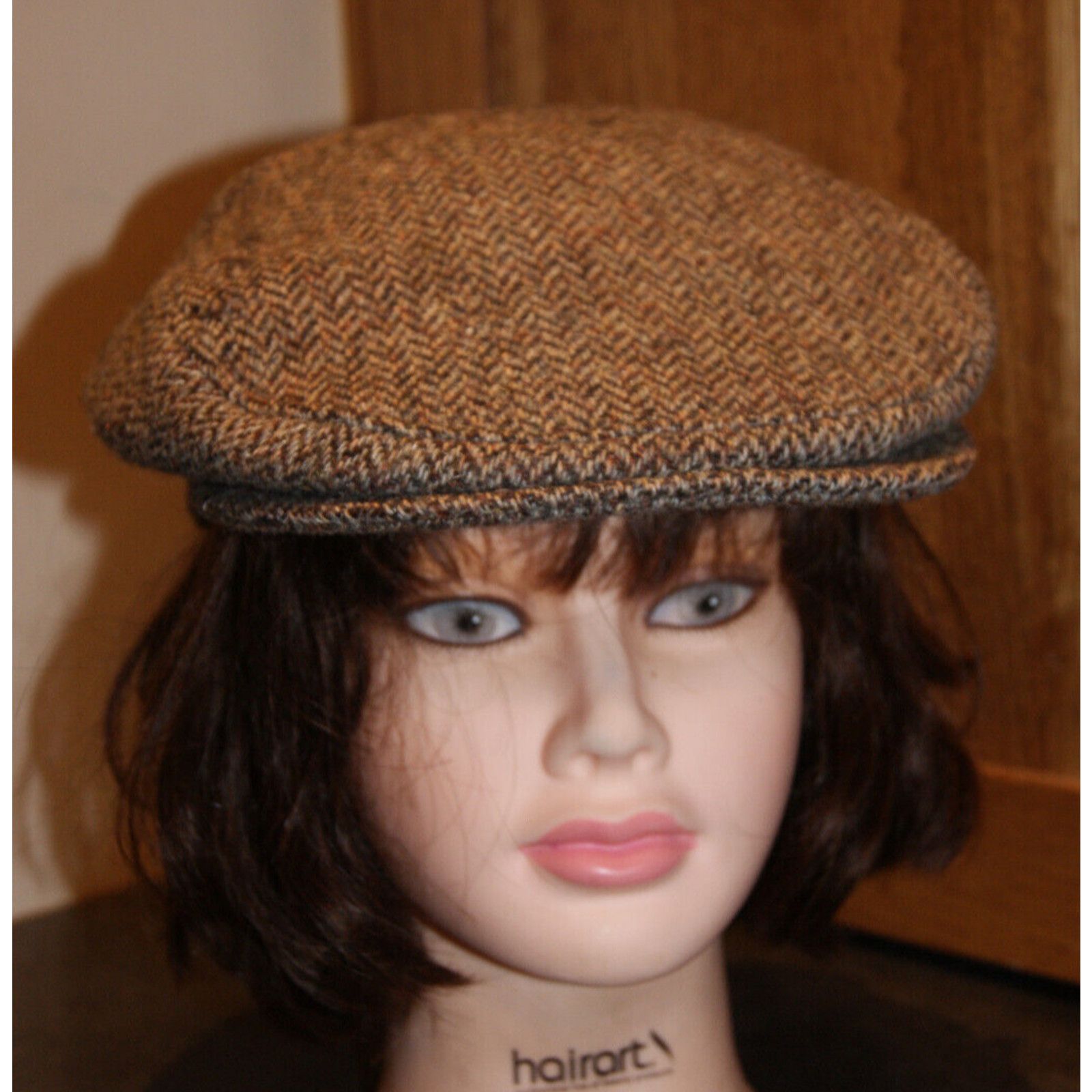 Other VTG Tweed Cap Hat Newsboy Brown Wool Thinsulate Mens M USA Size ONE SIZE - 2 Thumbnail