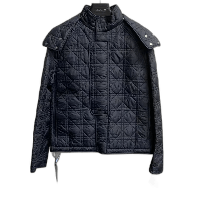 Dior Dior Black Quilted Down Jacket with Logo-2505 Size US XXL / EU 58 / 5 - 1 Thumbnail