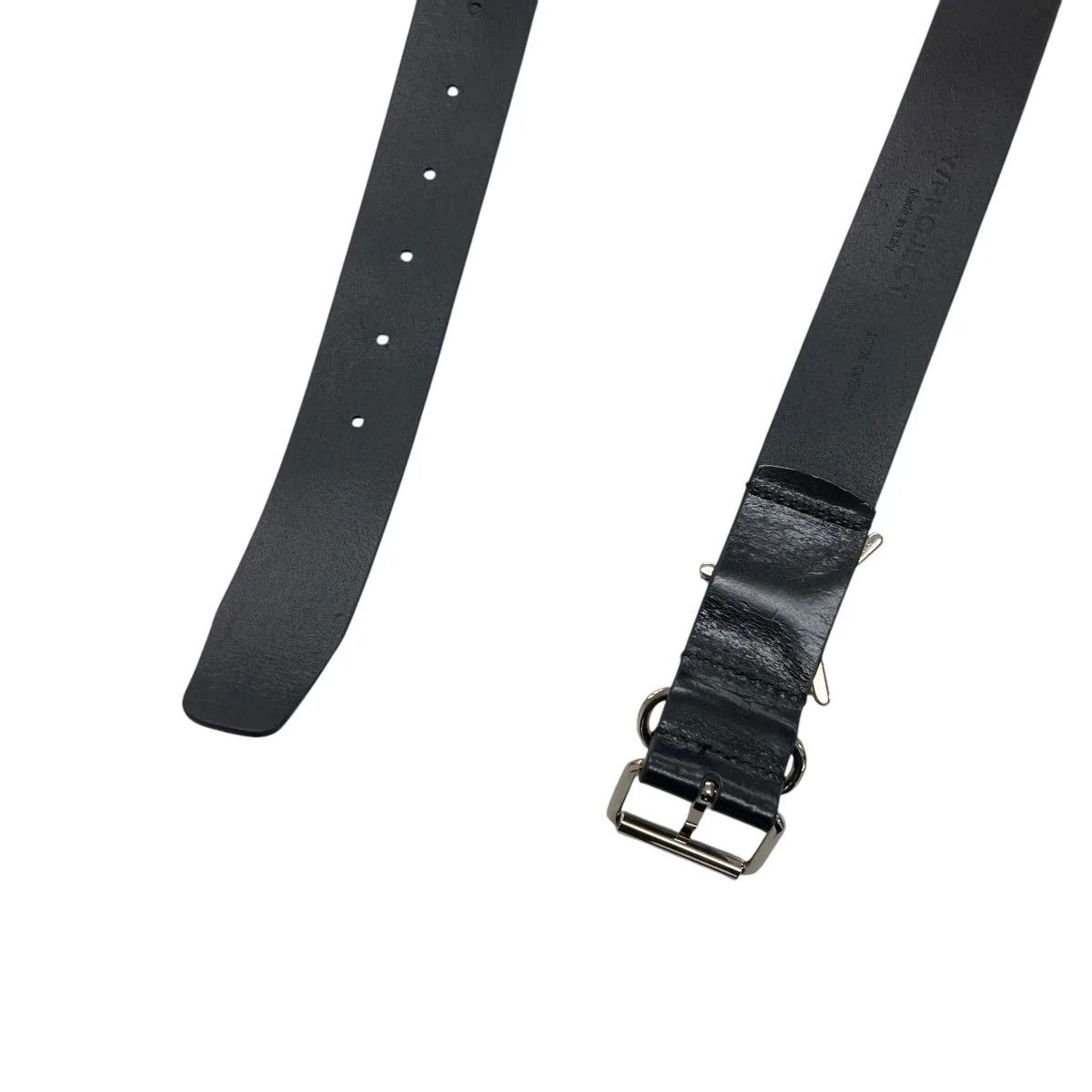 Y/Project SS22 Y Logo Leather Belt Size ONE SIZE - 4 Thumbnail