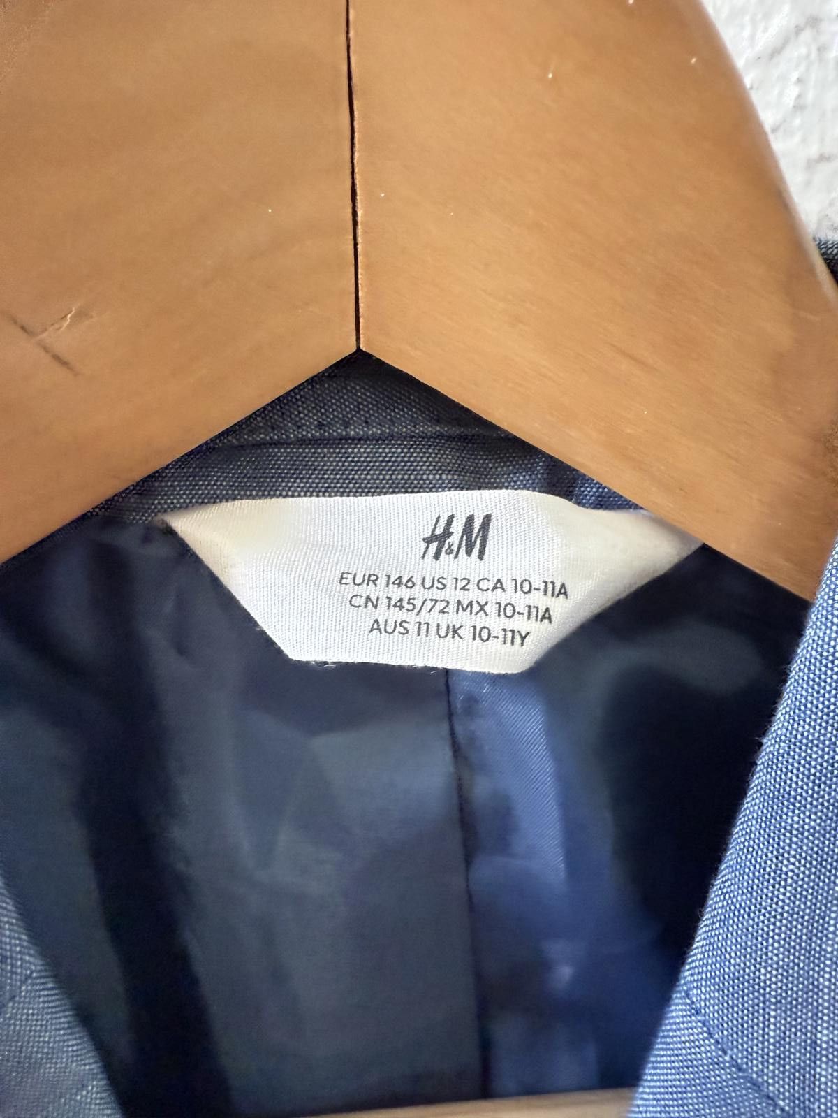 H&M H&M Boys' Blazer Suit Jacket, Size 10-11 Years Size 34R - 3 Thumbnail