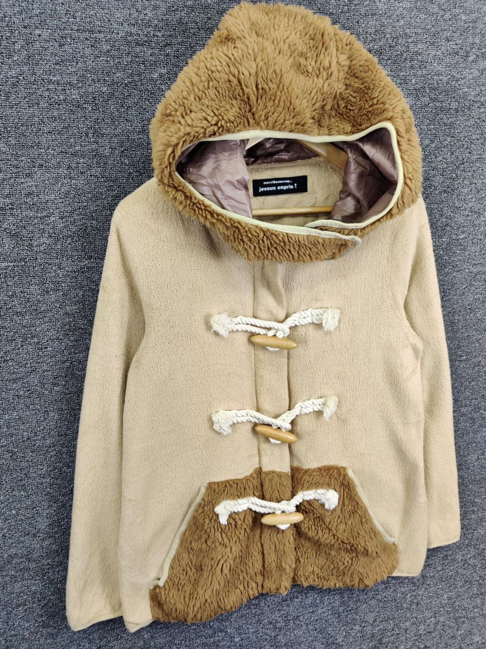 mercibeaucoup Vintage Mercibeaucoup Jevous Enpire Duffle Fleece Jacket Size US M / EU 48-50 / 2 - 5 Thumbnail