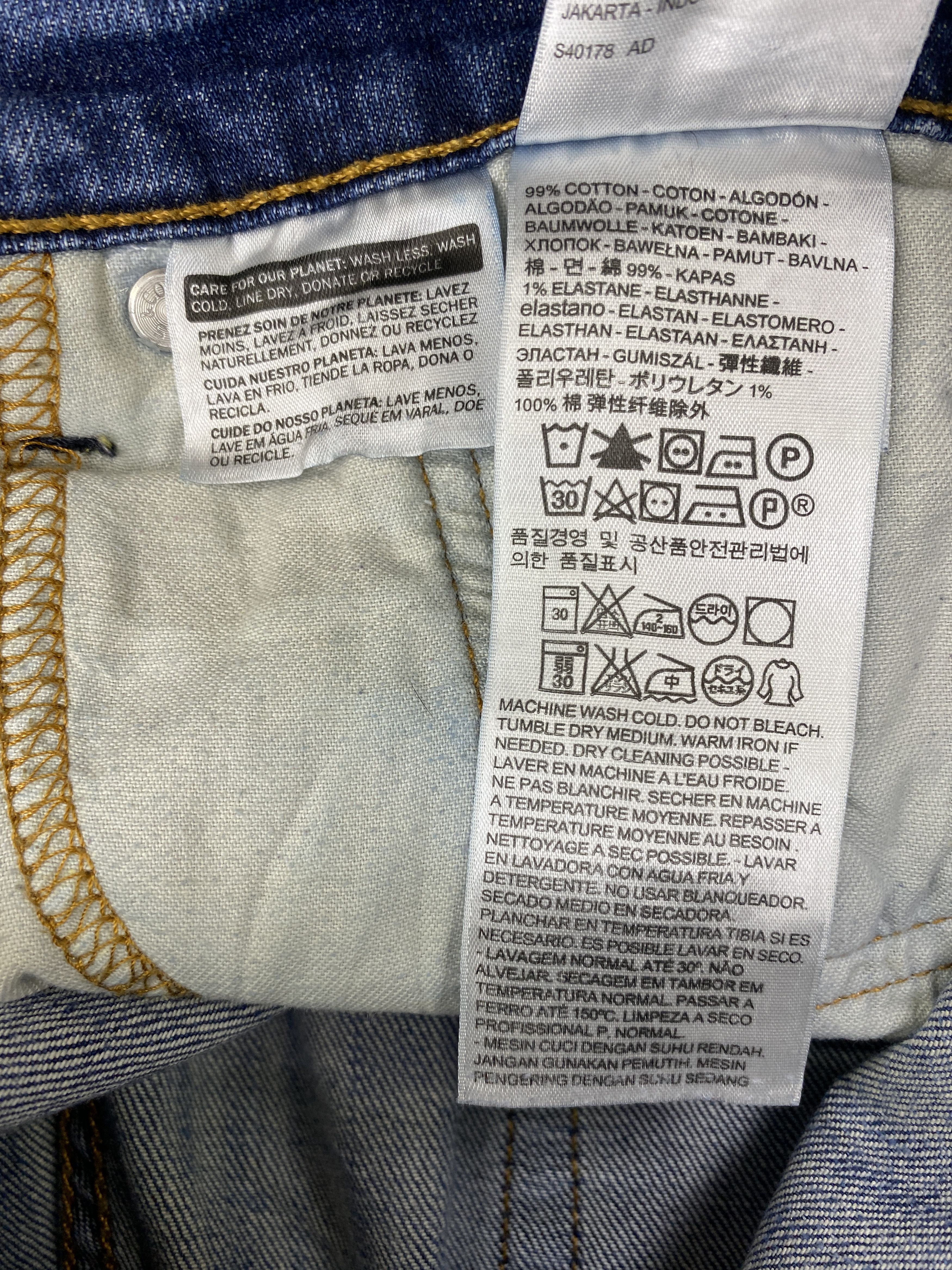 Levi's × Vintage Vintage Levis 513 Stone Washed Jeans Size US 36 / EU 52 - 12 Thumbnail