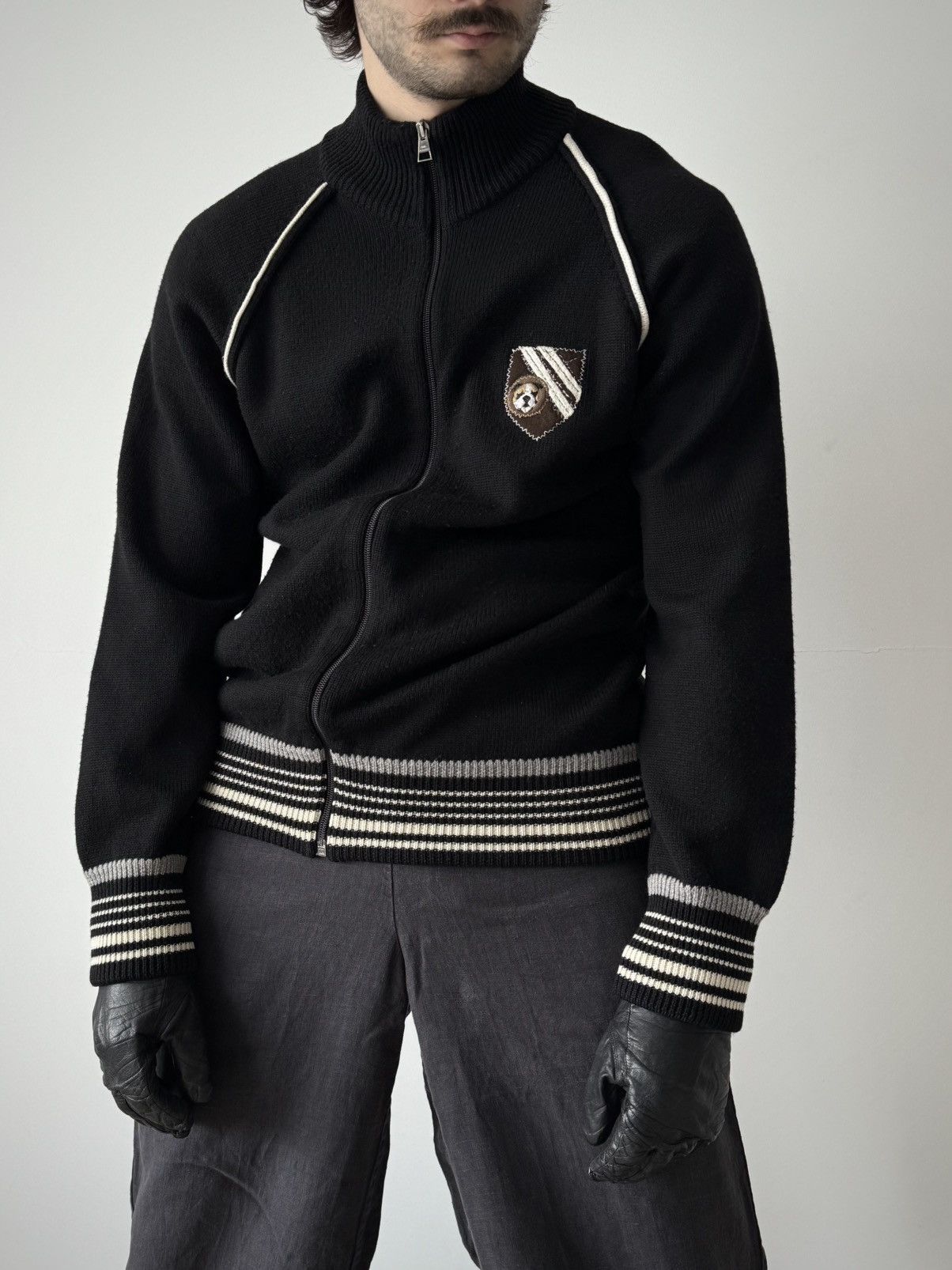 Neil Barrett Neil Barrett Wool Knit Zip Jumper Size US M / EU 48-50 / 2 - 1 Thumbnail