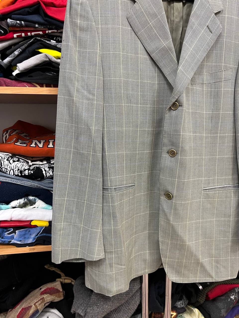 Canali × Vintage Canali Italian Avant Garde Archival Blazer Size 52R - 5 Thumbnail