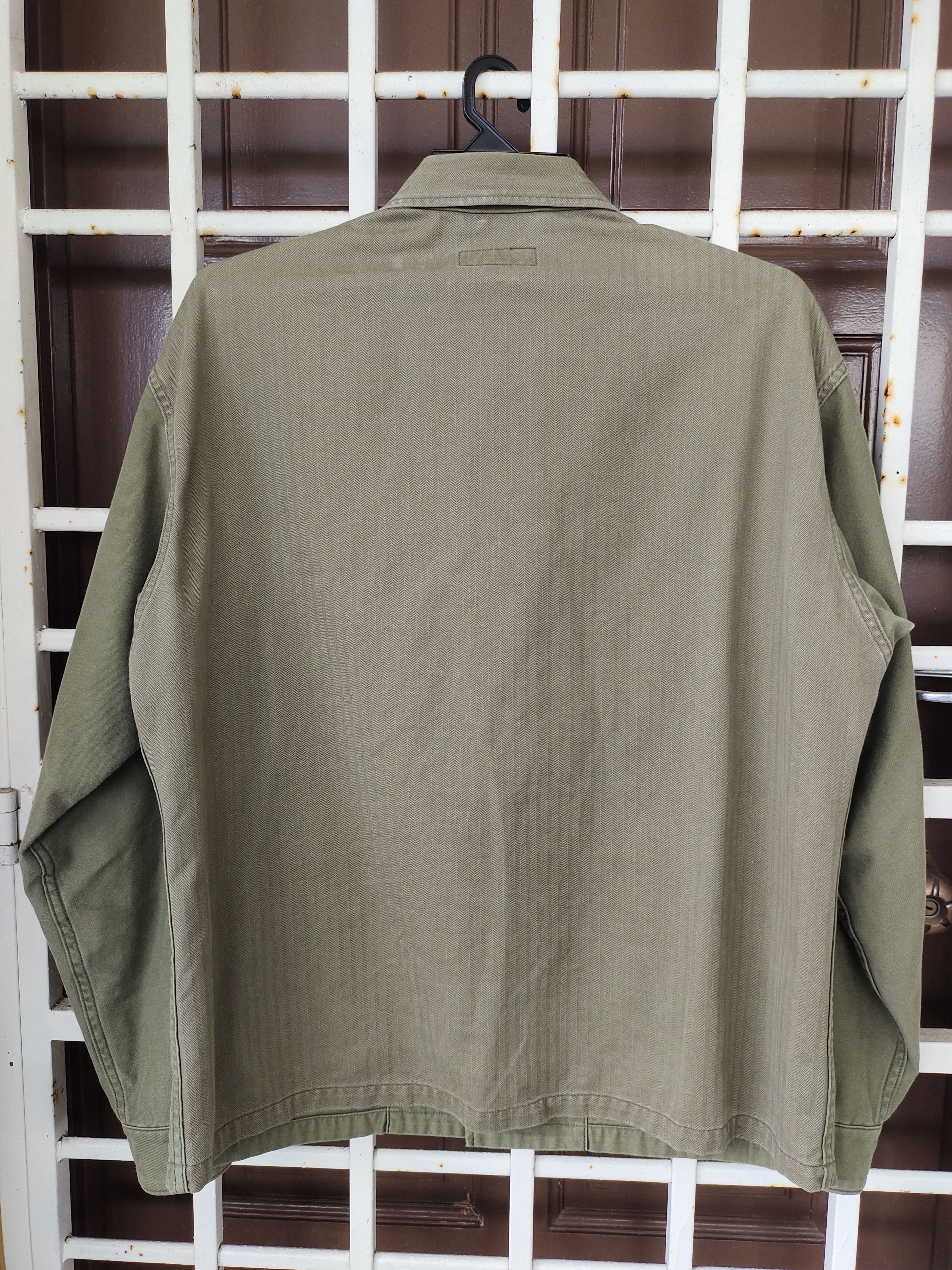 Designer × Japanese Brand × Nigel Cabourn Nigel Cabourn Military Cotton/Herringbone Jacket Size US M / EU 48-50 / 2 - 2 Thumbnail