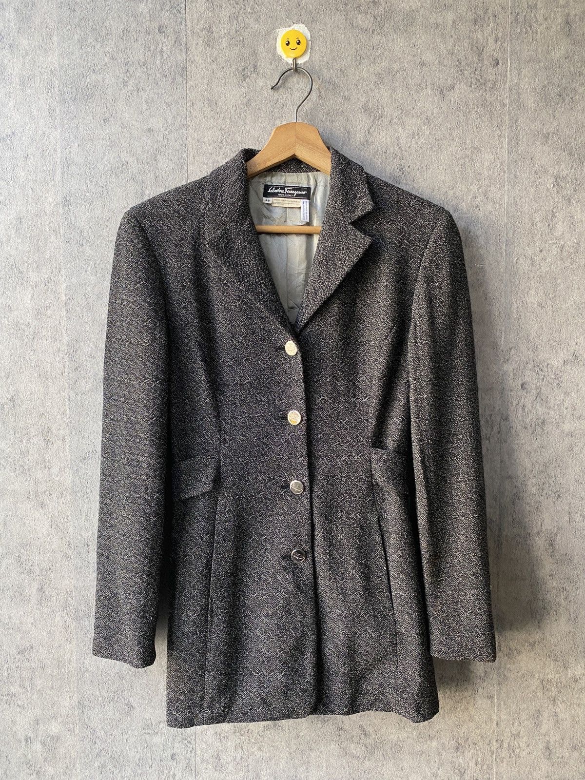 Salvatore Ferragamo Vintage Salvatore Ferragamo Italy Coat Size S / US 4 / IT 40 - 2 Thumbnail