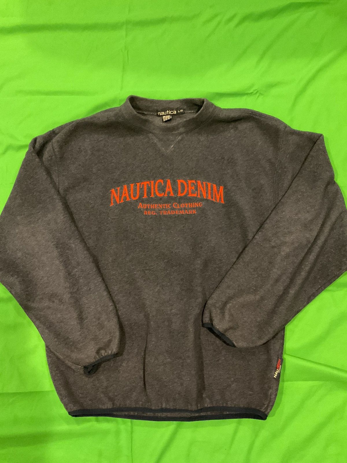 Nautica × Vintage Vintage Nautica Denim crewneck Size US L / EU 52-54 / 3 - 1 Thumbnail