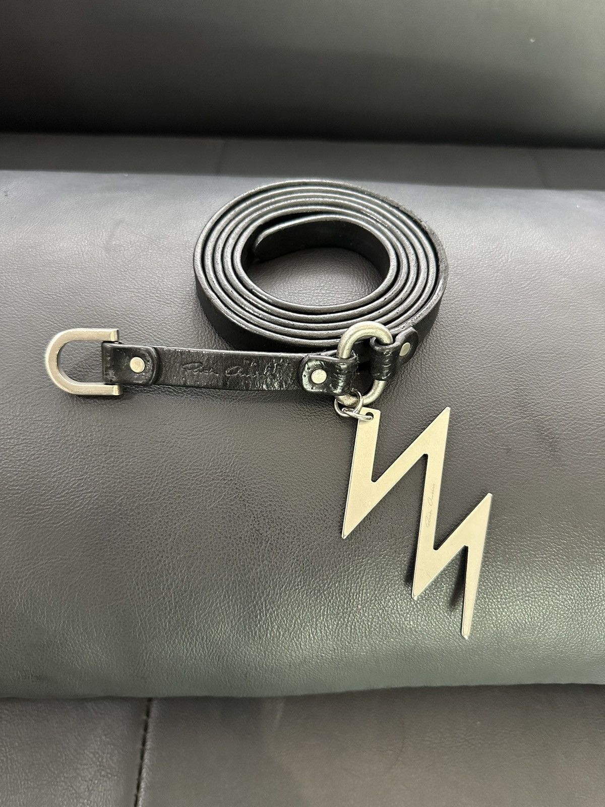 Rick Owens Rick Owens Leather Belt Size ONE SIZE - 1 Thumbnail