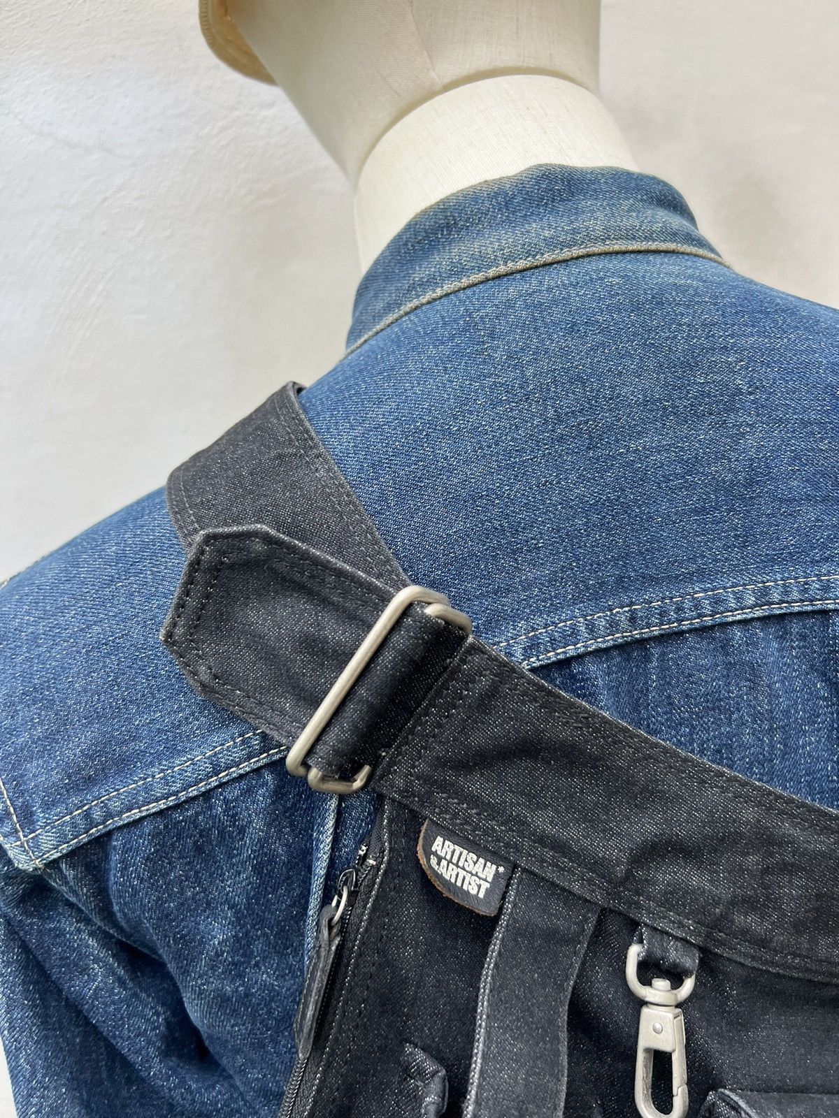 Designer Artisan & Artist Japan Denim Chest bag Size ONE SIZE - 9 Thumbnail