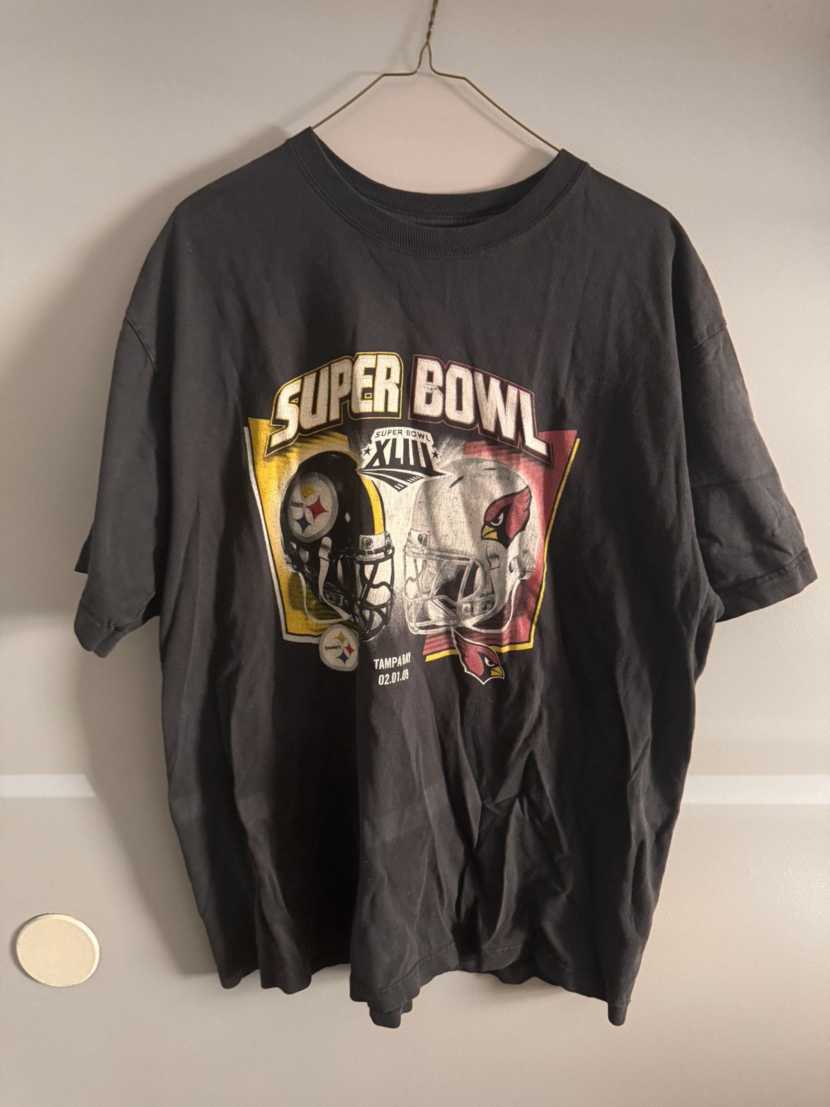Reebok 2009 Reebok Super Bowl 43 Steelers vs Cardinals Vintage Size US XL / EU 56 / 4 - 1 Thumbnail